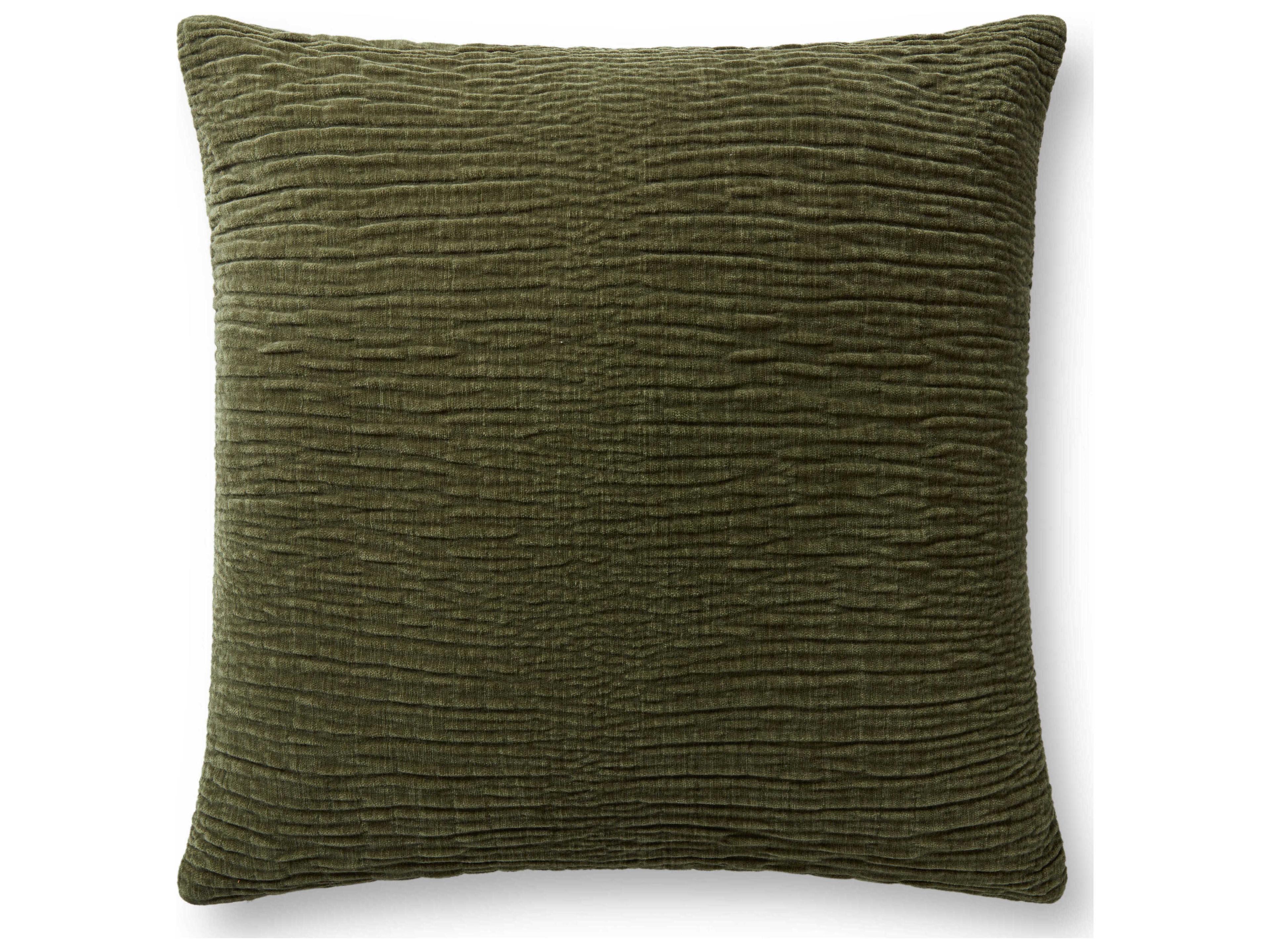 Loloi Rugs Olive 22" x 22" Pillow Cover