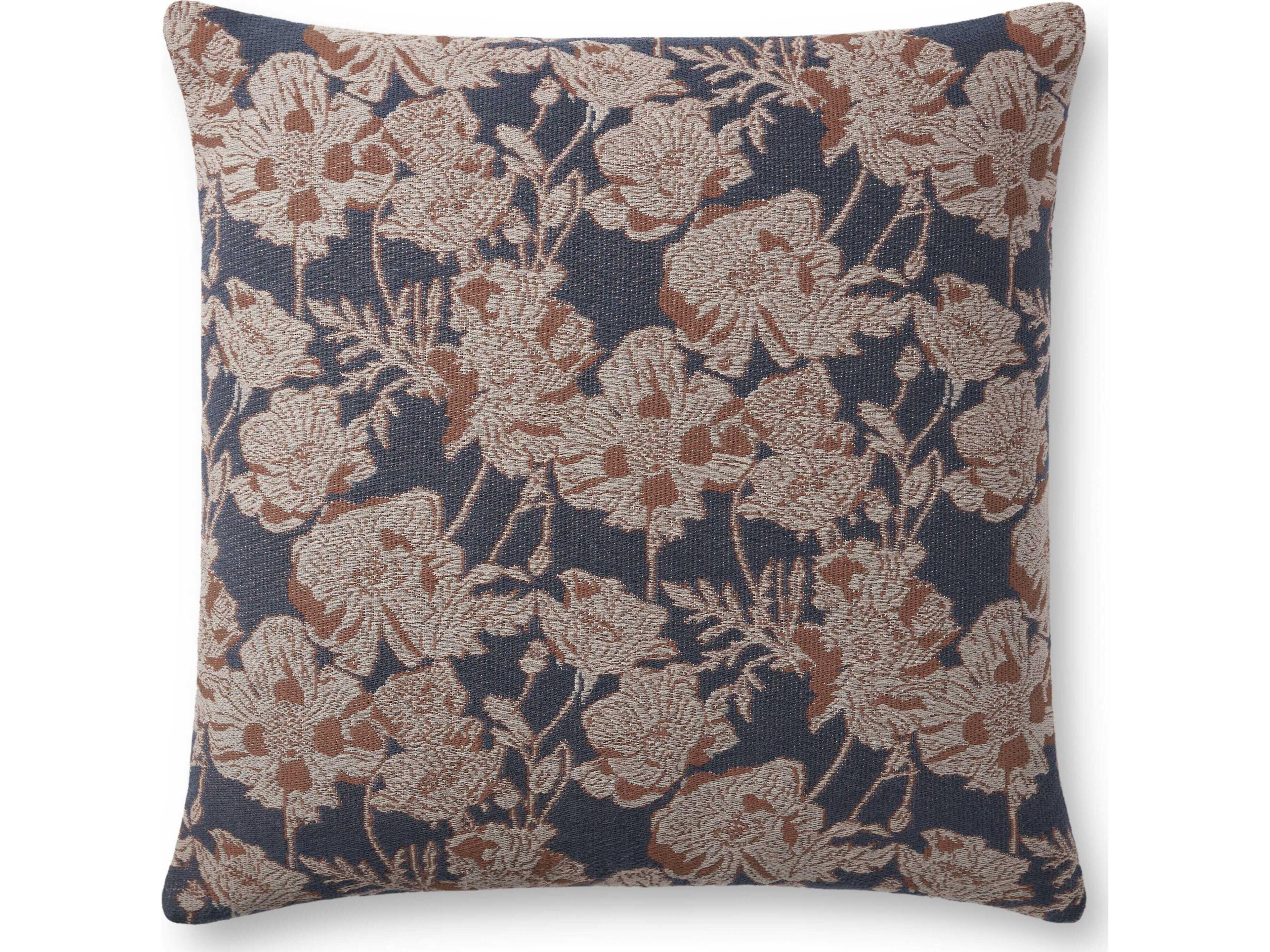 Loloi Rugs Chris Loves Julia Navy / Clay Pillow