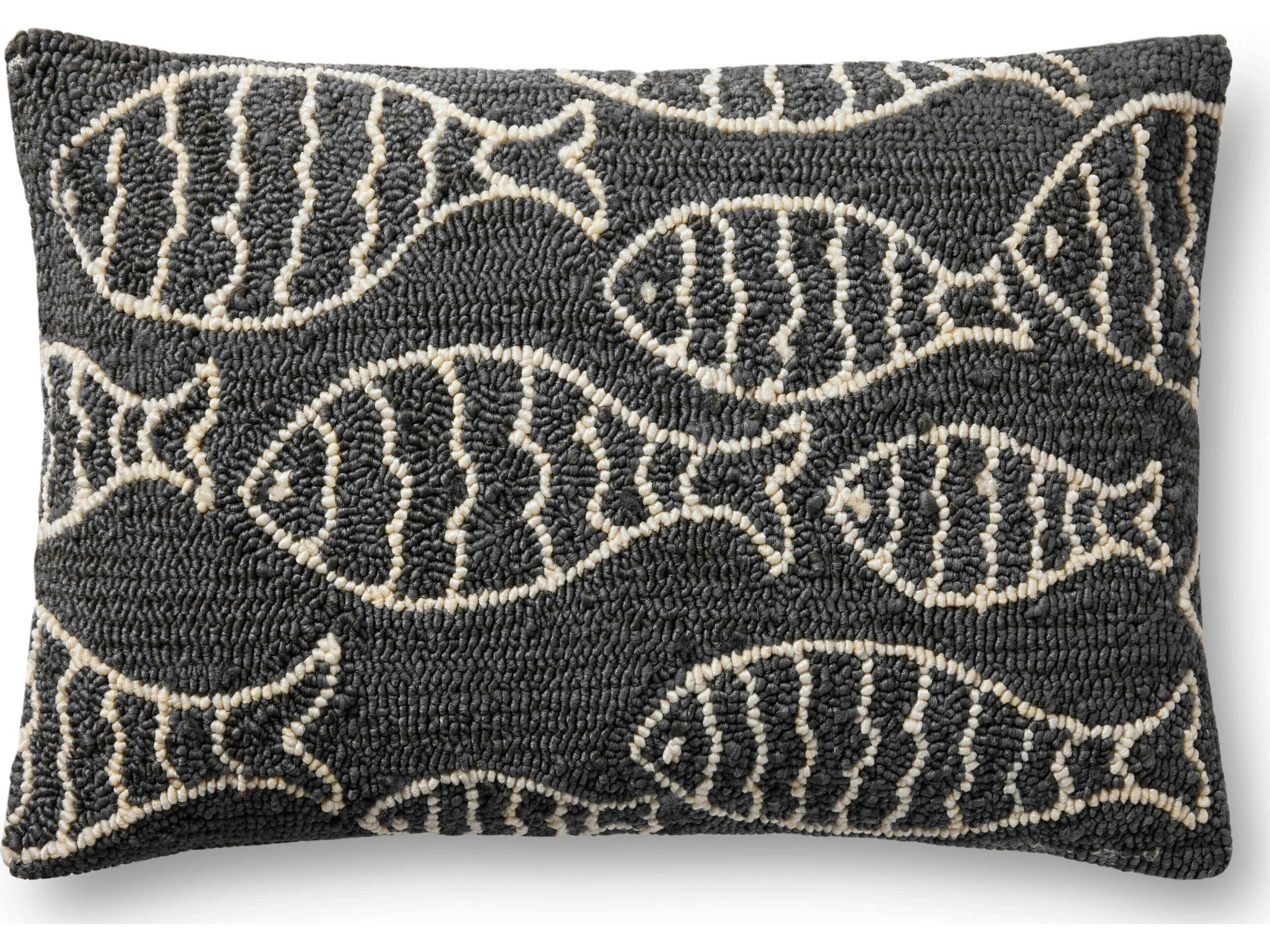 Loloi Rugs Grey Pillow