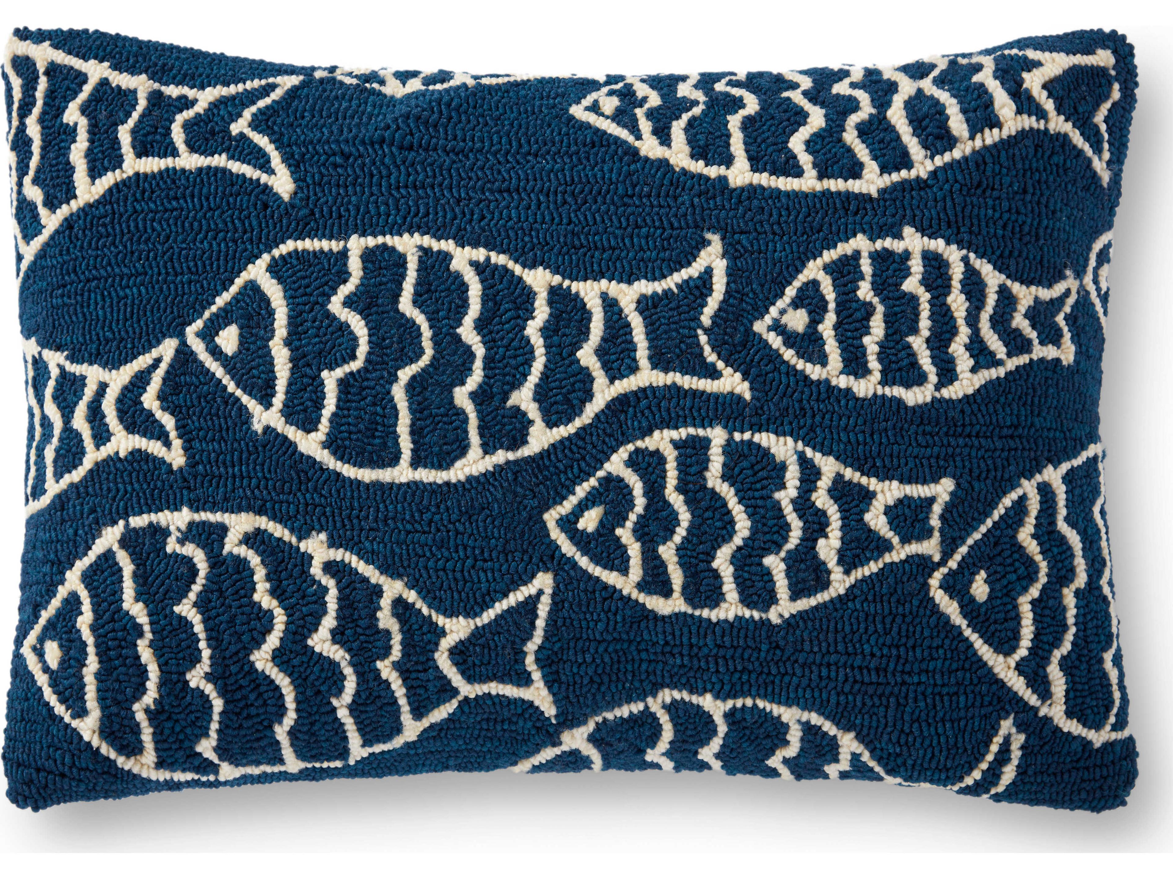 Loloi Rugs Navy Pillow