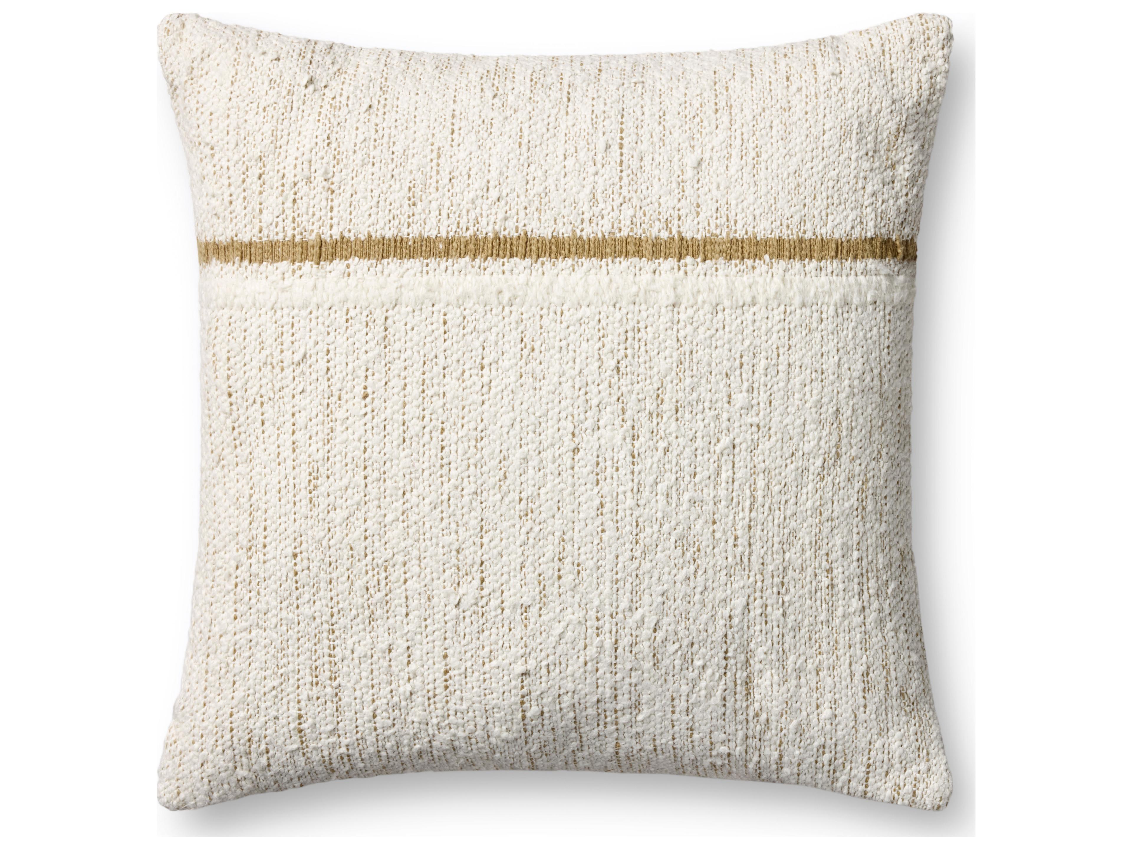Loloi Rugs Ivory Gold Pillow