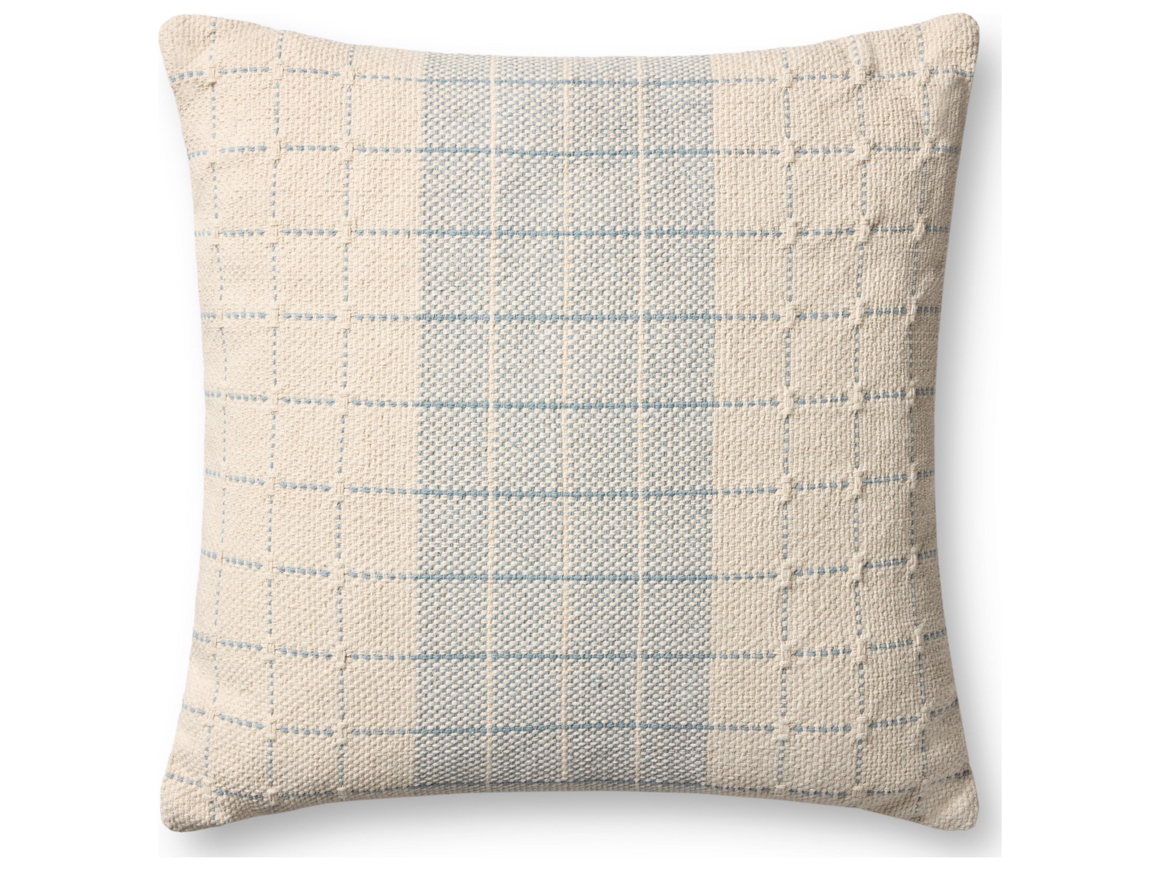 Loloi Rugs Blue Natural Pillow