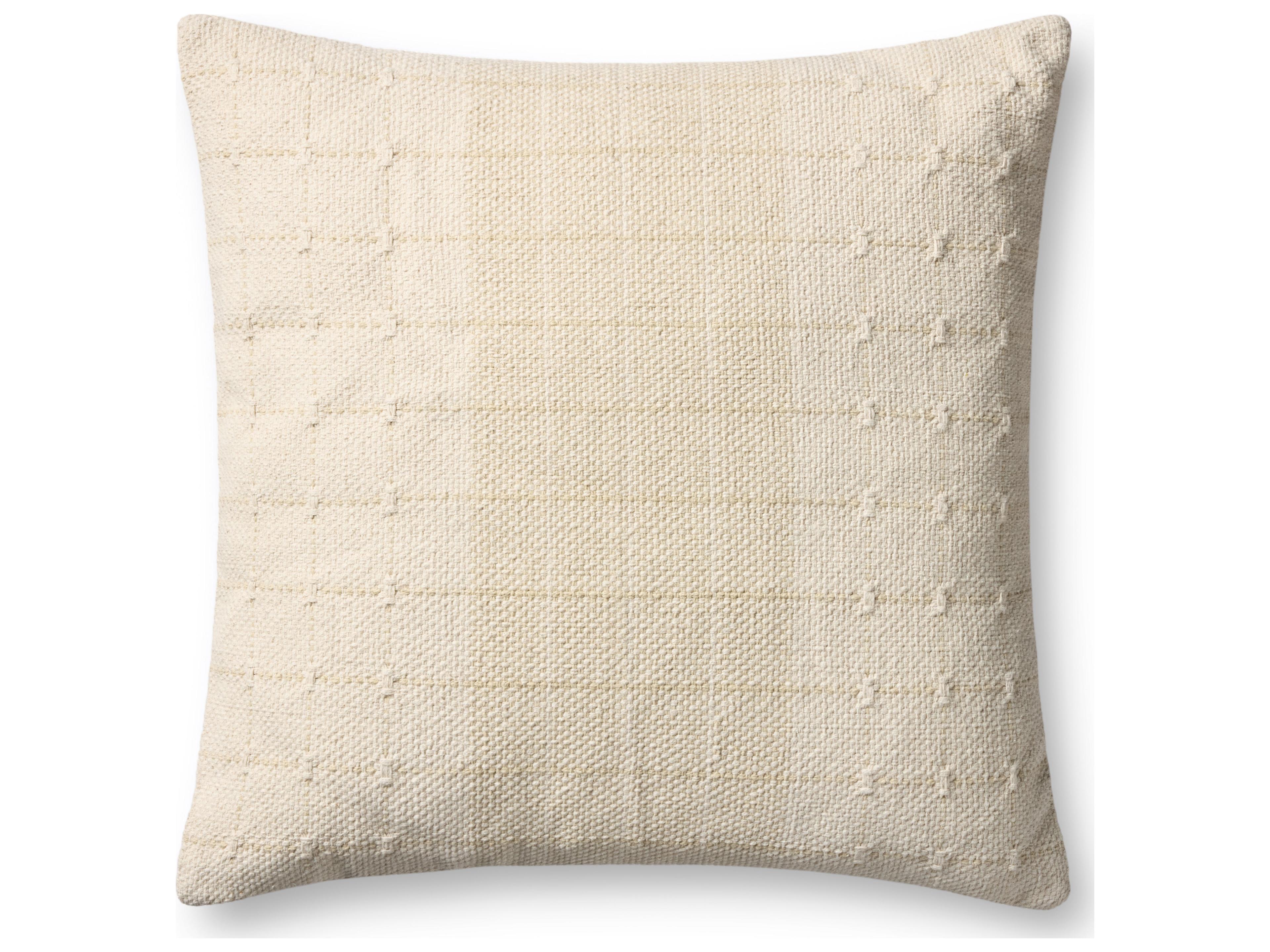 Loloi Rugs Beige Natural Pillow