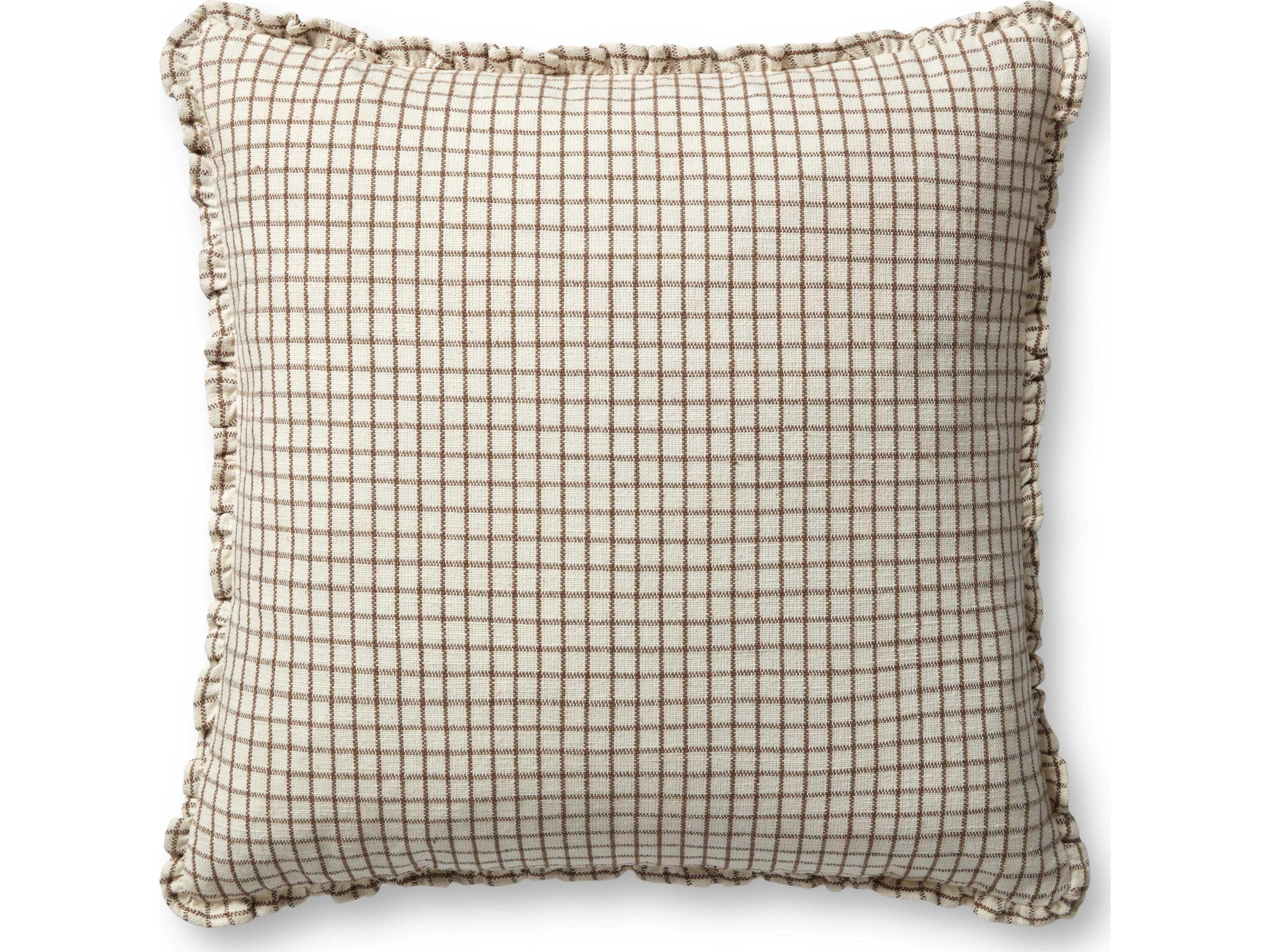 Loloi Rugs Chris Loves Julia Ivory / Earth Pillow