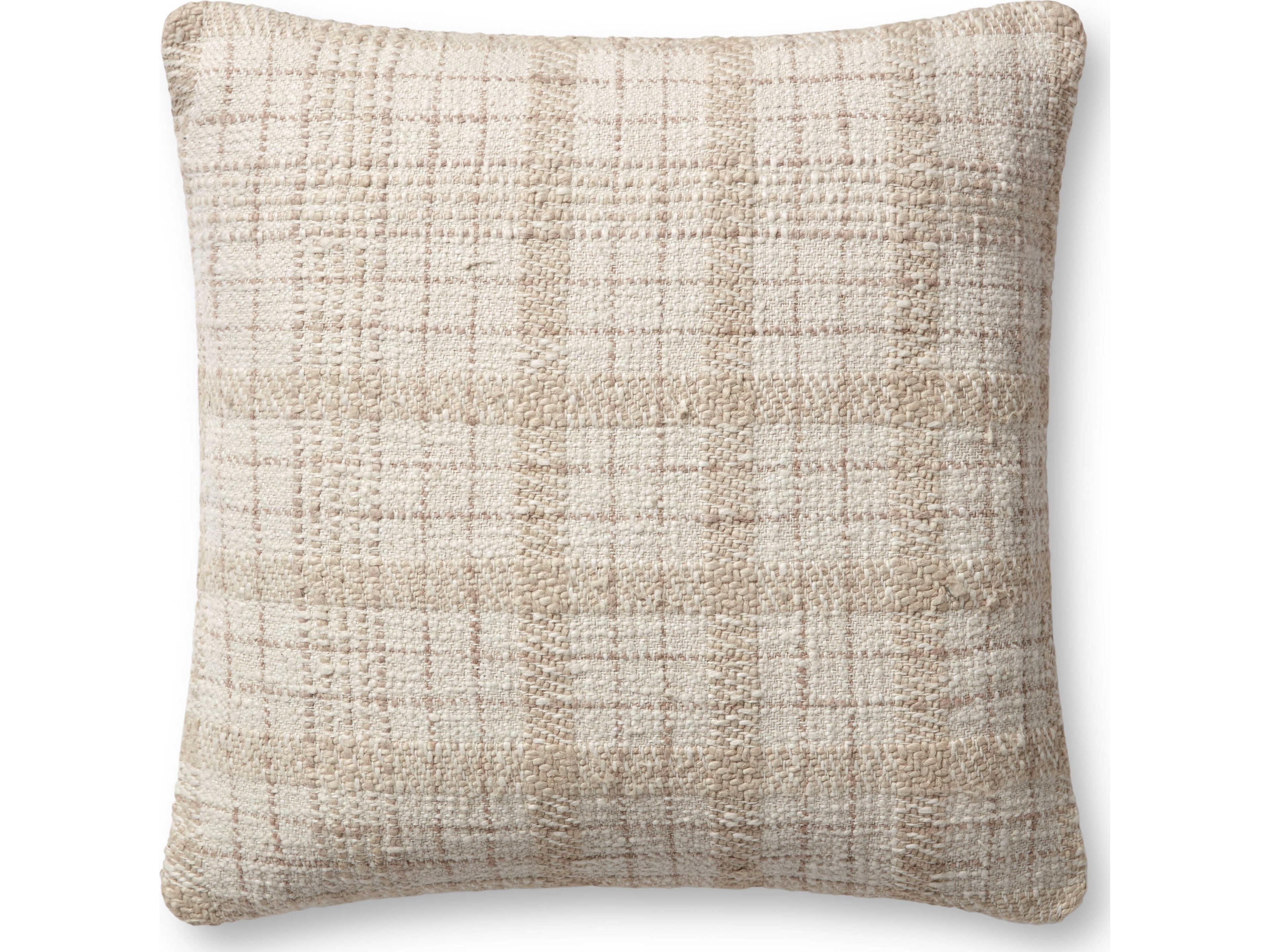 Loloi Rugs Chris Loves Julia Ivory / Beige Pillow