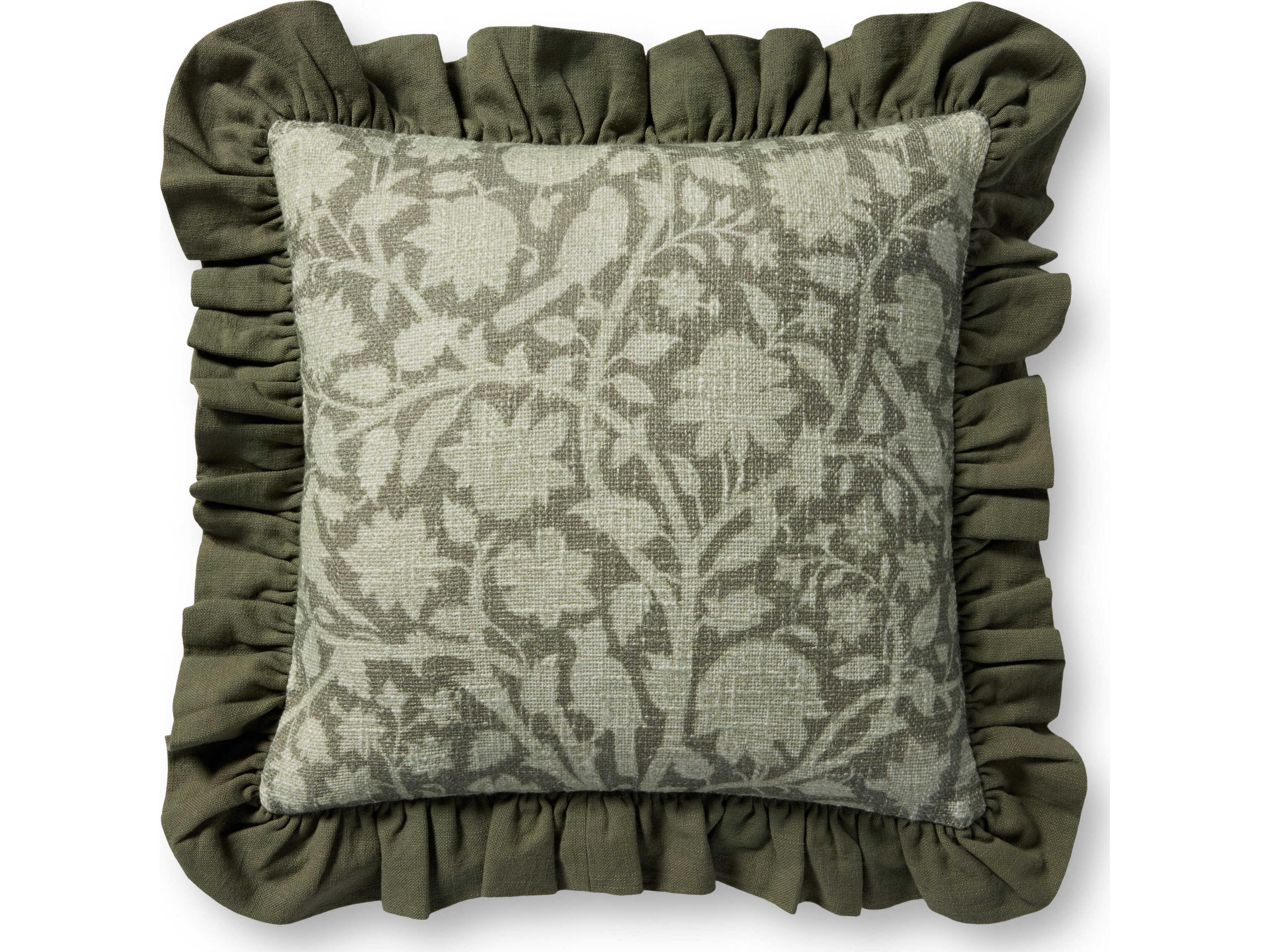 Loloi Rugs Chris Loves Julia Green Pillow