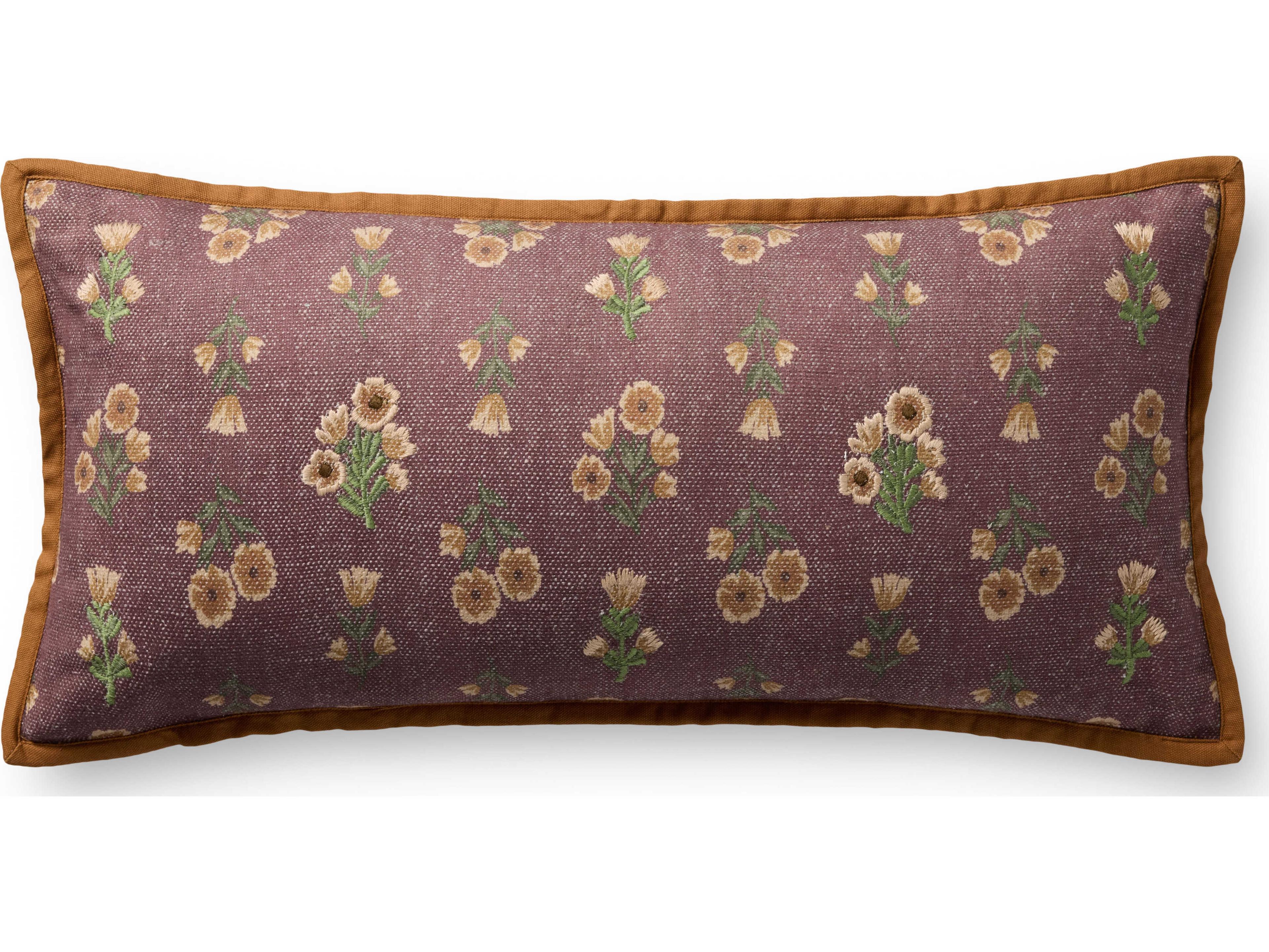 Loloi Rugs Chris Loves Julia Wine / Multi Pillow