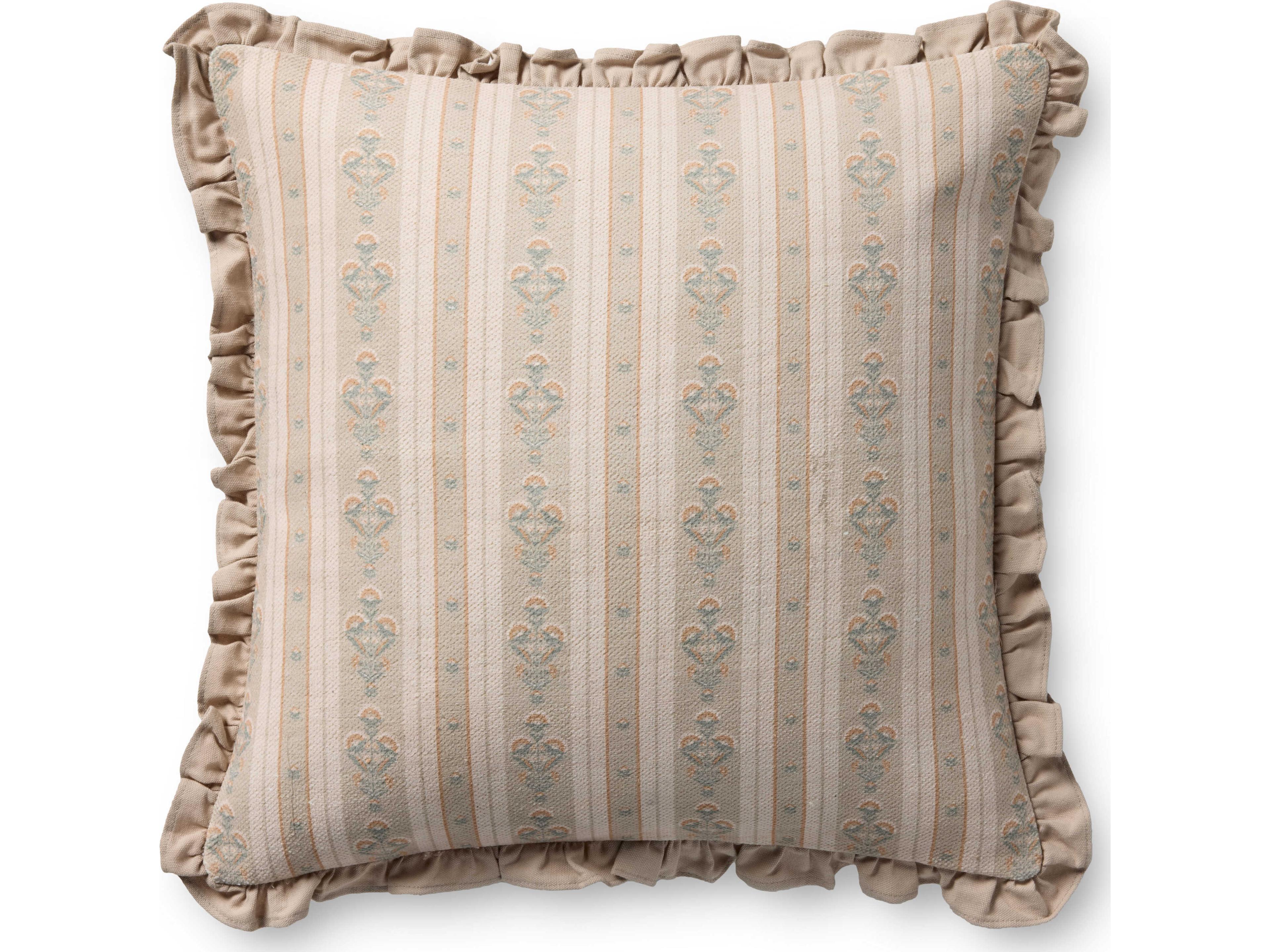 Loloi Rugs Chris Loves Julia Ivory / Multi Pillow