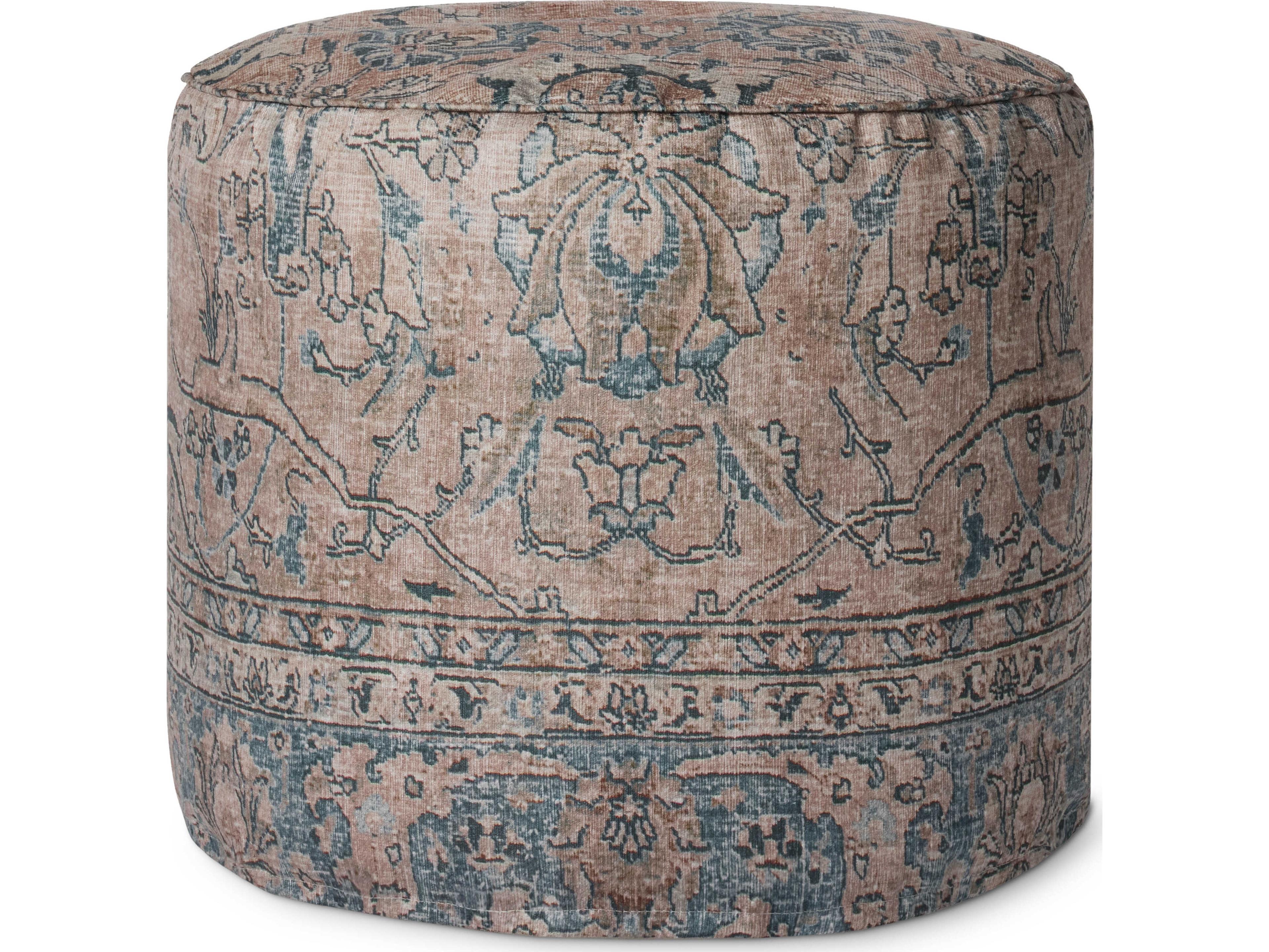 Loloi Rugs Taupe Tan Upholstered Ottoman
