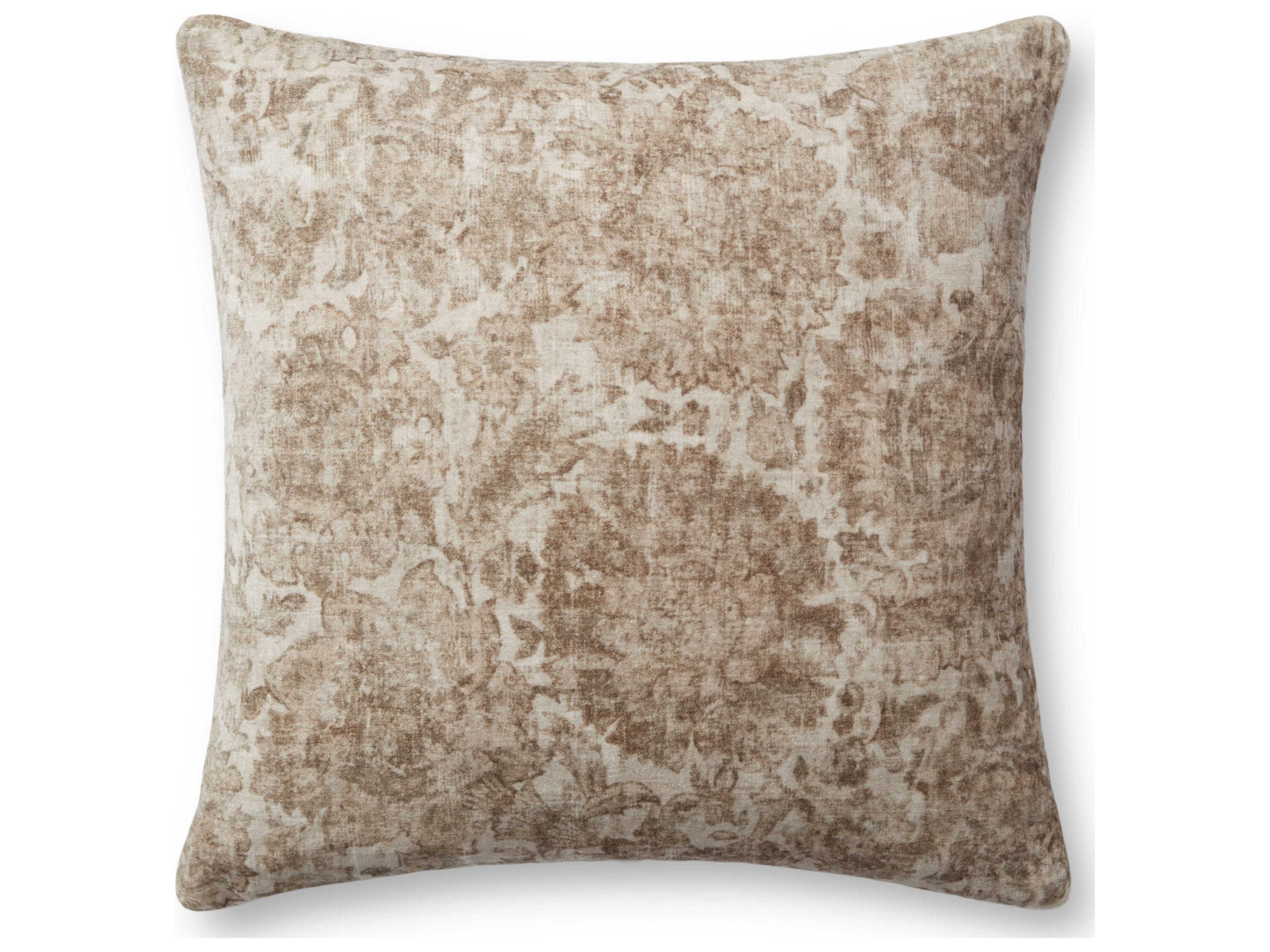 Loloi Rugs Natural 22" x 22" Pillow