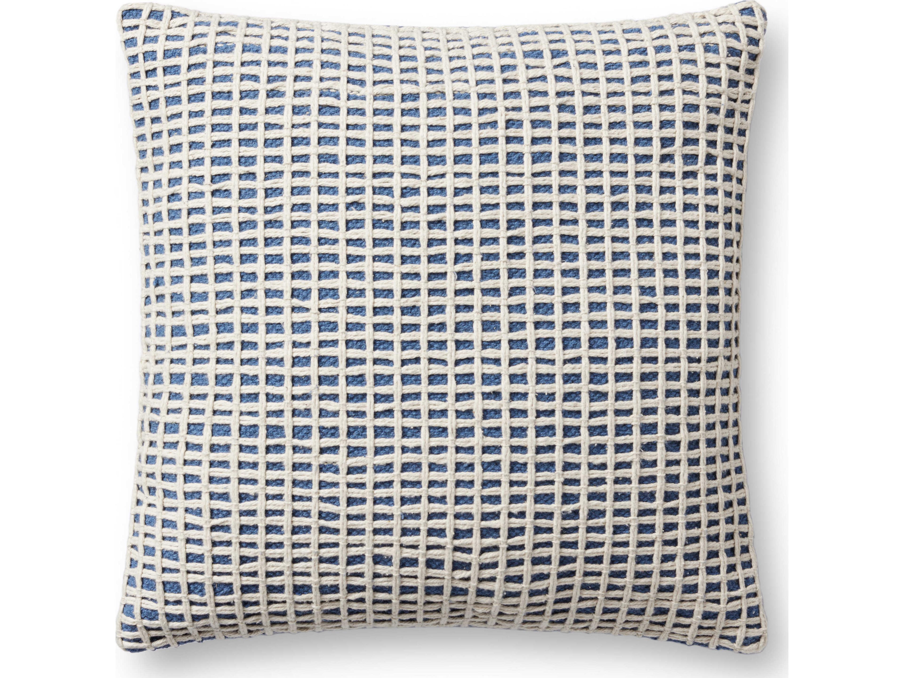 Loloi Rugs Blue / Ivory Pillow
