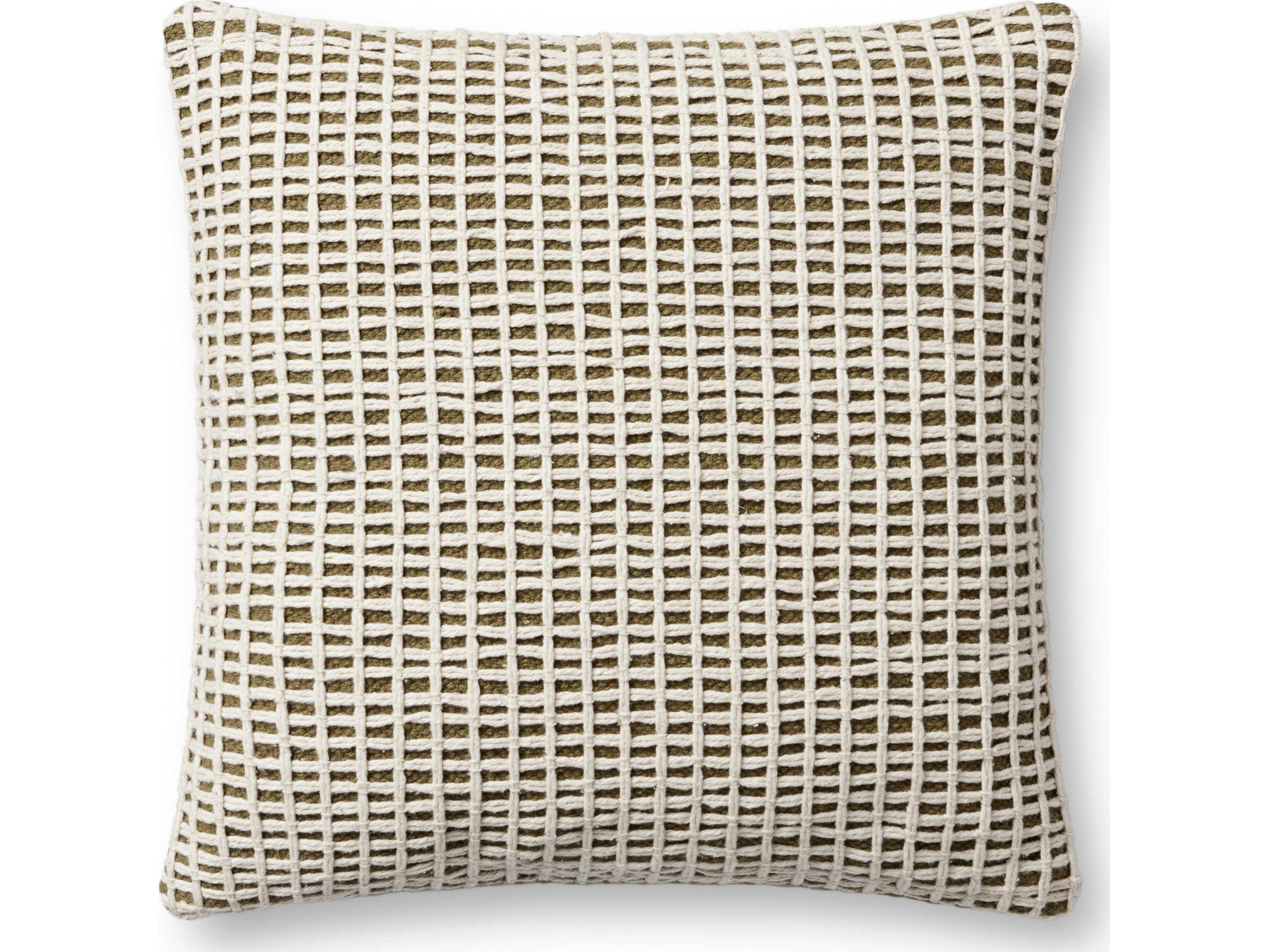 Loloi Rugs Green / Ivory Pillow