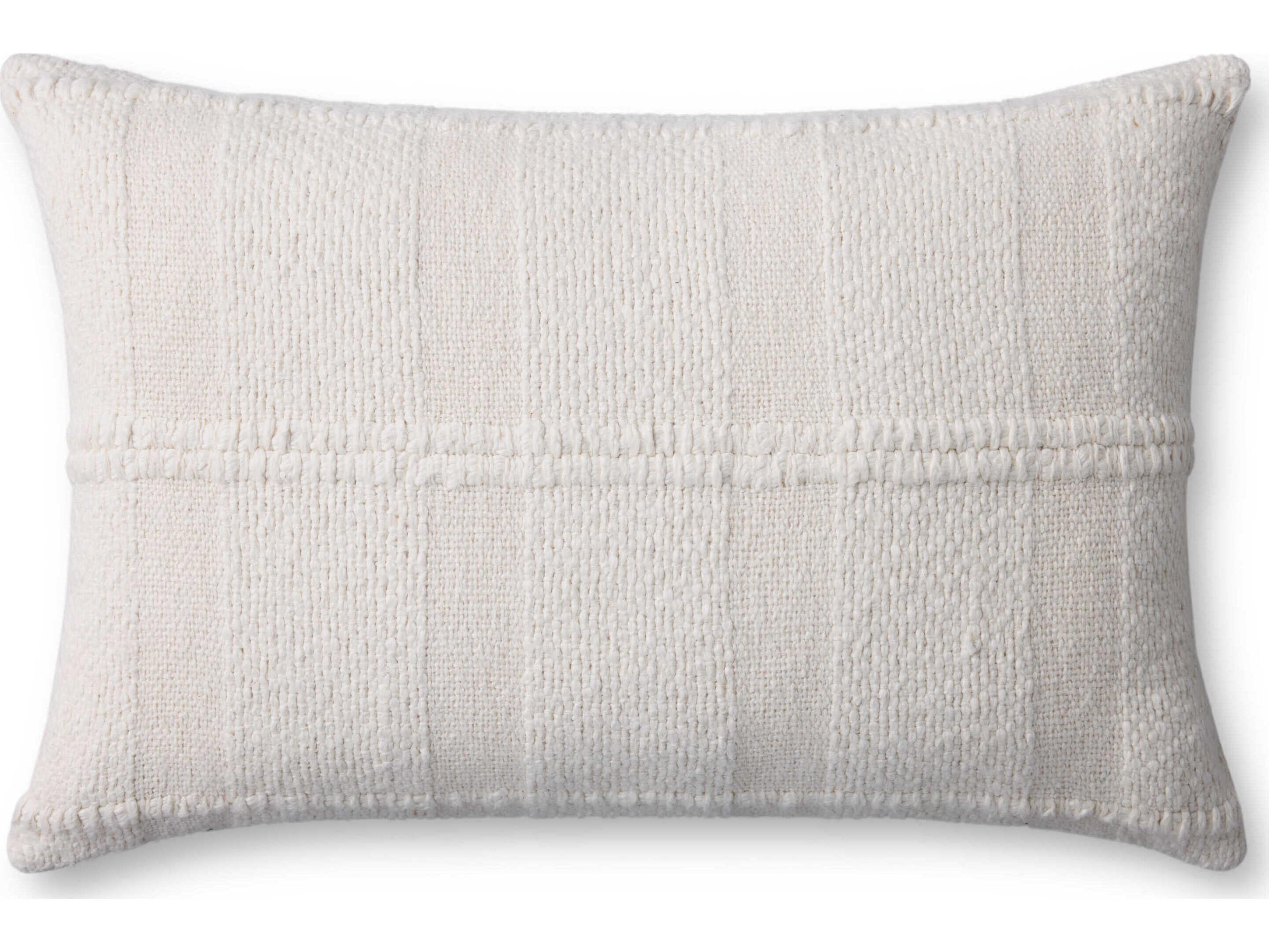 Loloi Rugs Ivory 26" x 16" Pillow