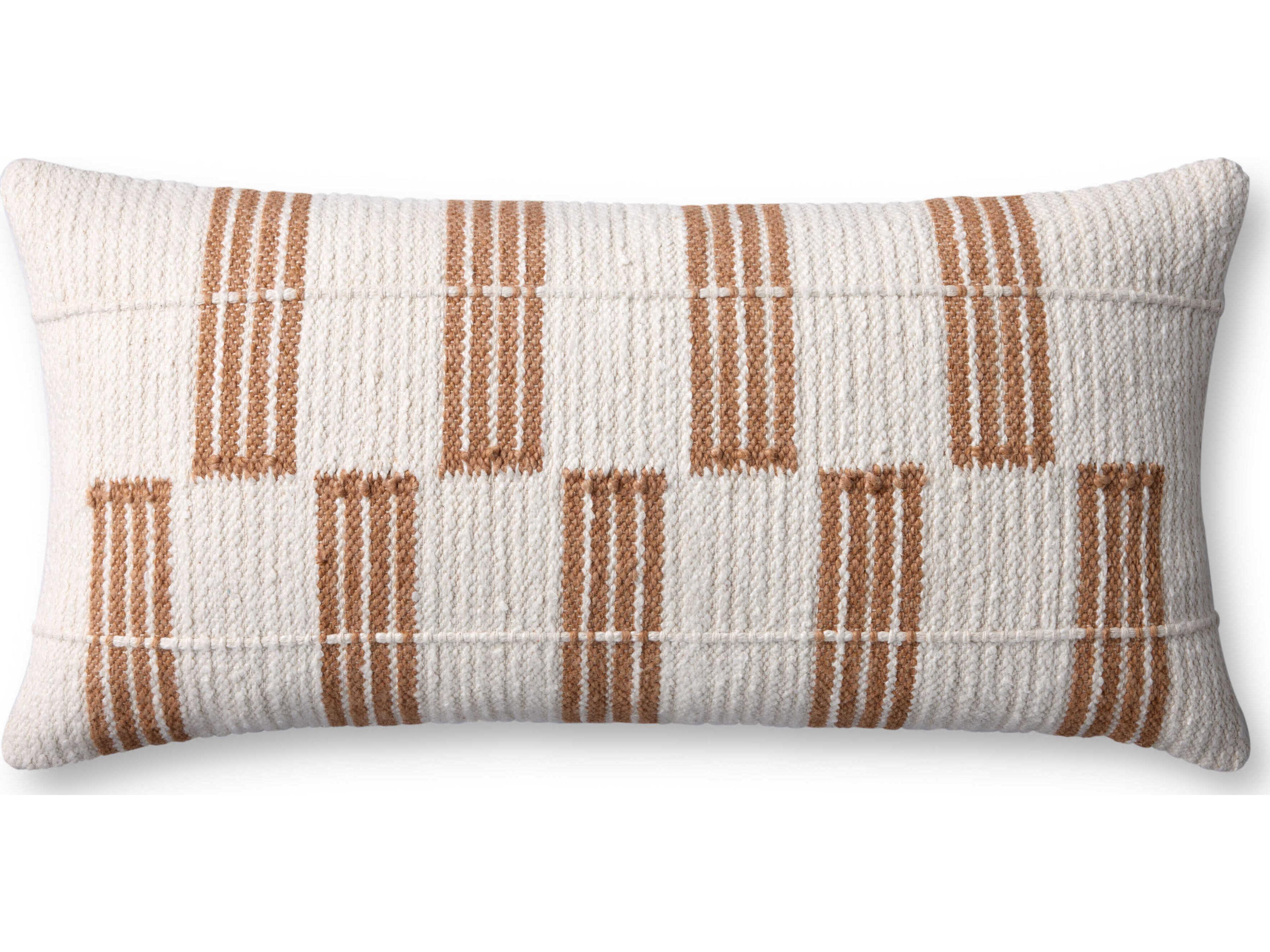 Loloi Rugs Rust Multicolored 27" x 12" Pillow