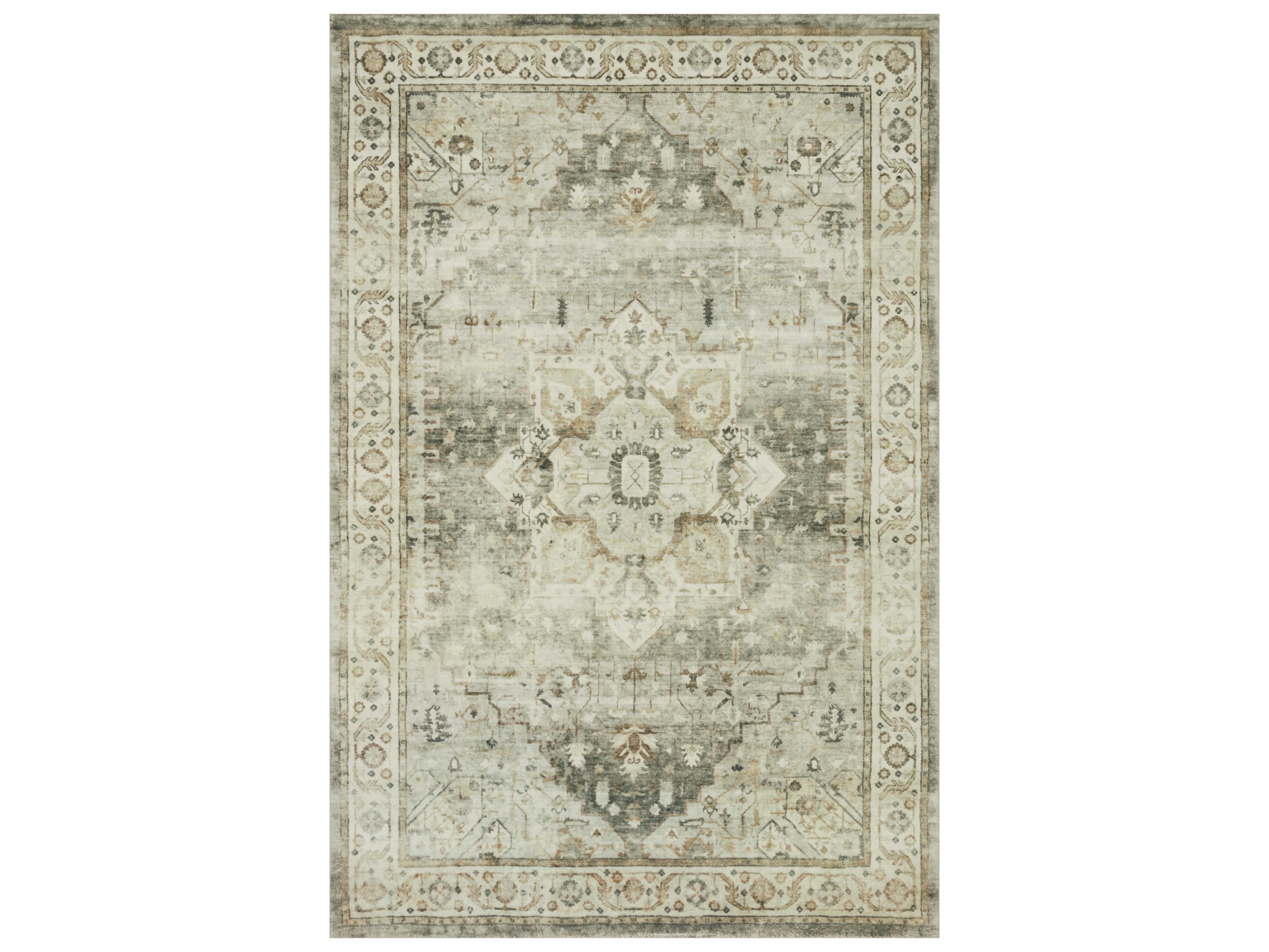 Loloi Rugs Rosette Bordered Runner Area Rug