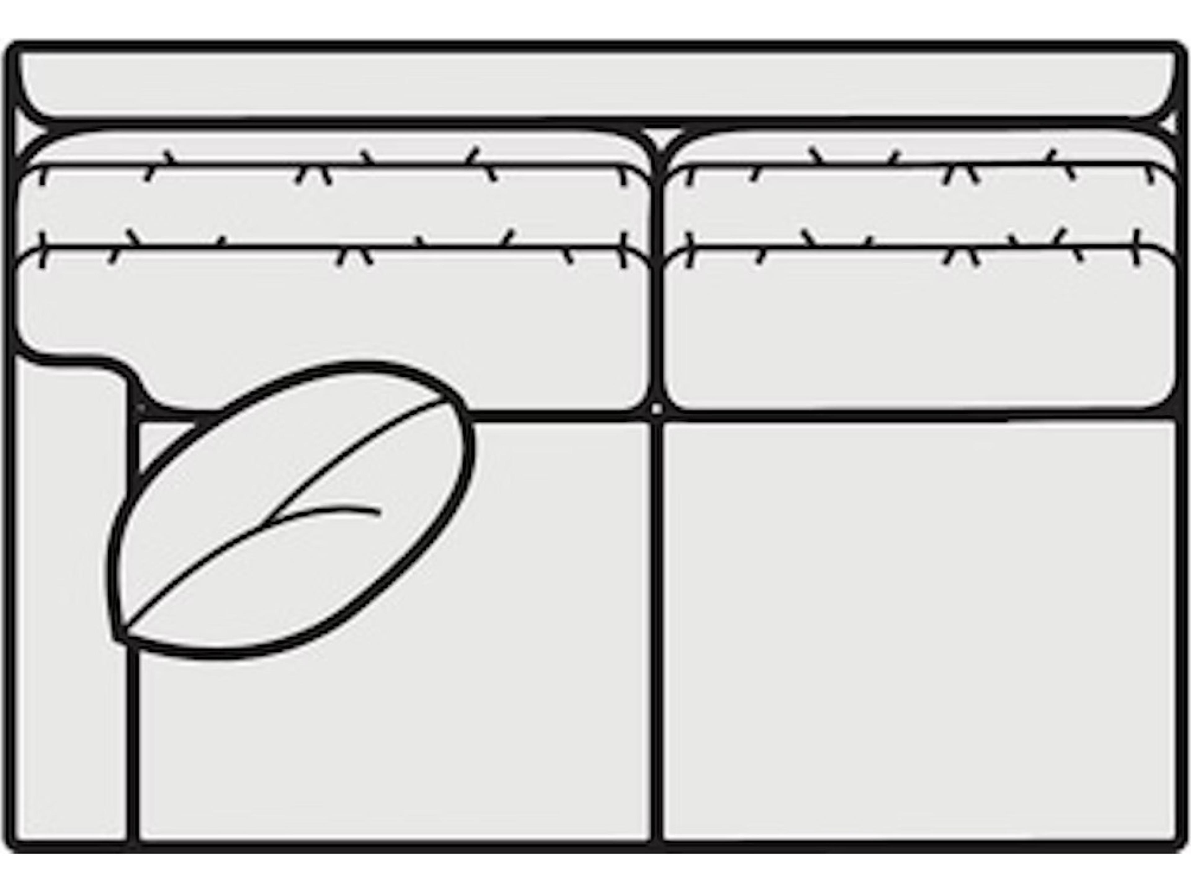 Lillian August Upholstery Designer Classics Left Arm Loveseat