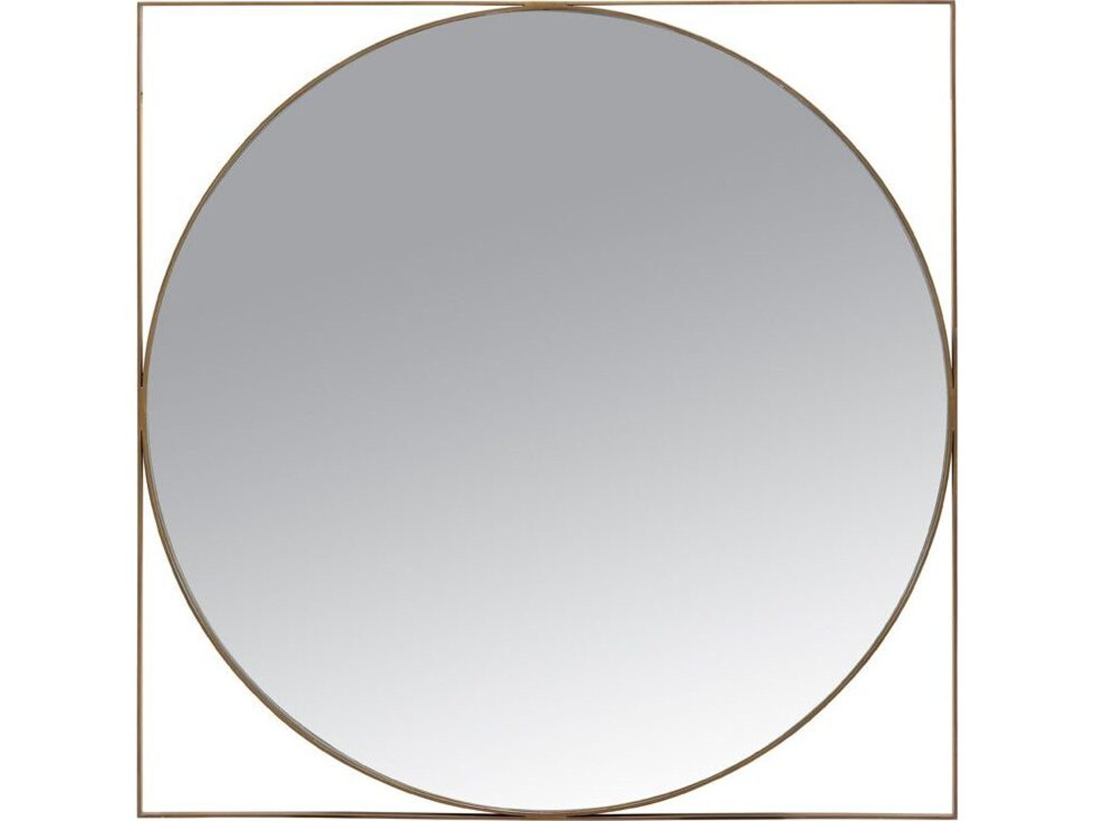 Lillian August Modern Archives Carpenters Brass Mirror
