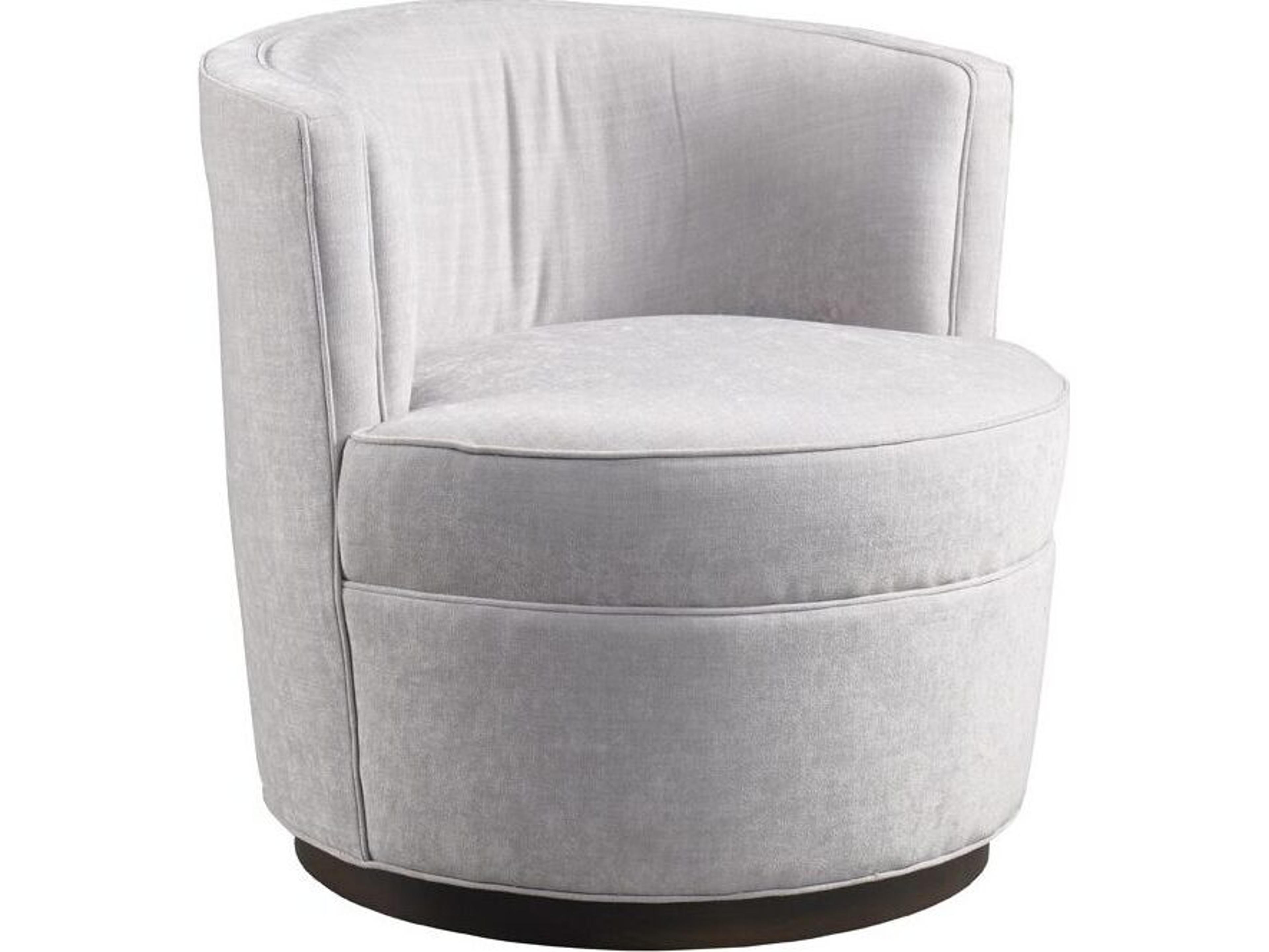 Lillian August Upholstery Devlan Swivel Fabric Accent Chair