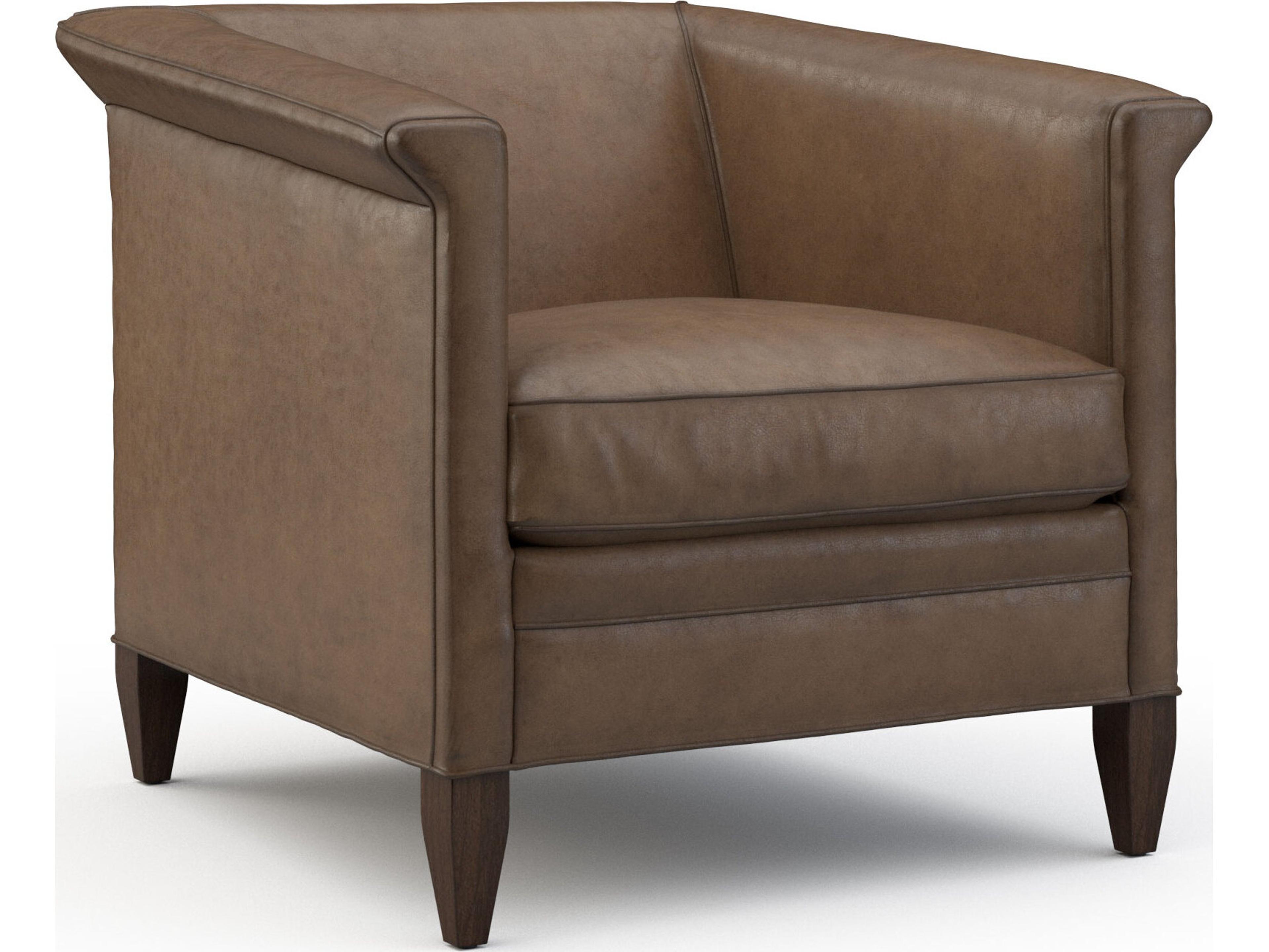 Lillian August Upholstery Leather Ace Accent Chair