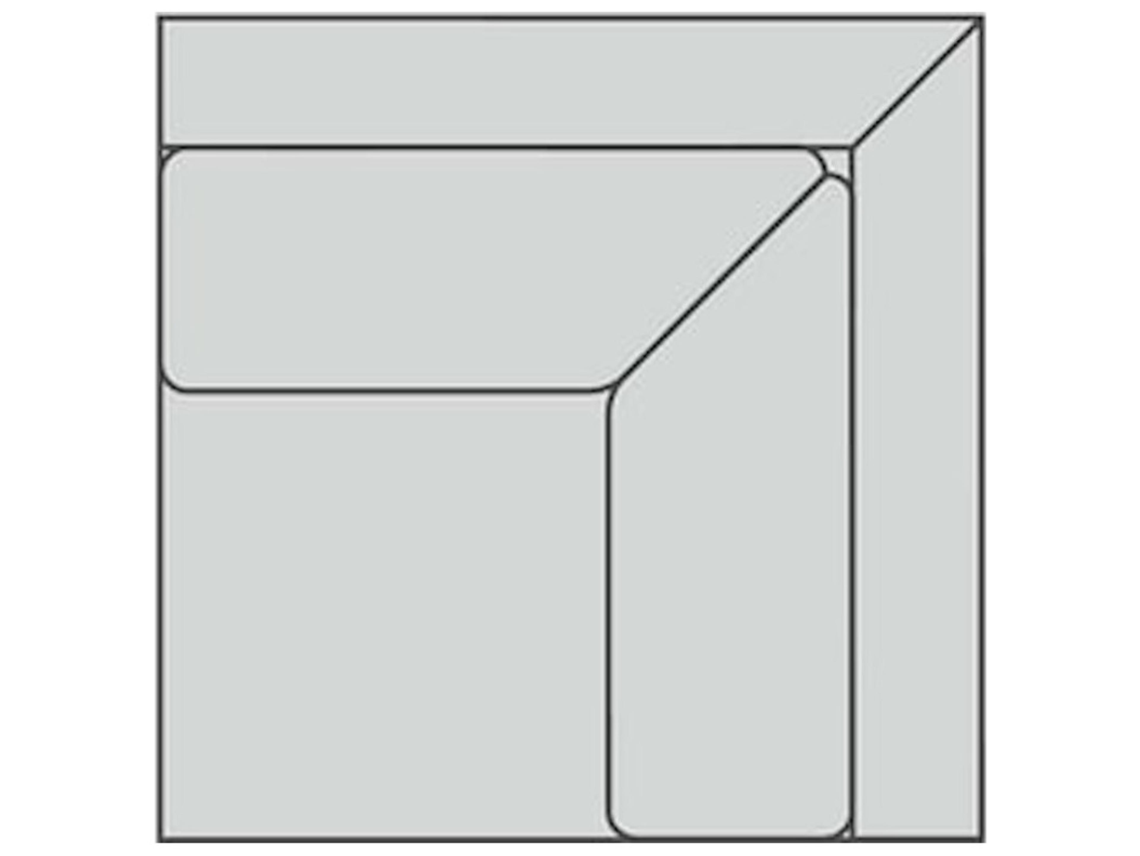 Lillian August Upholstery Leather Lange Sectional Corner