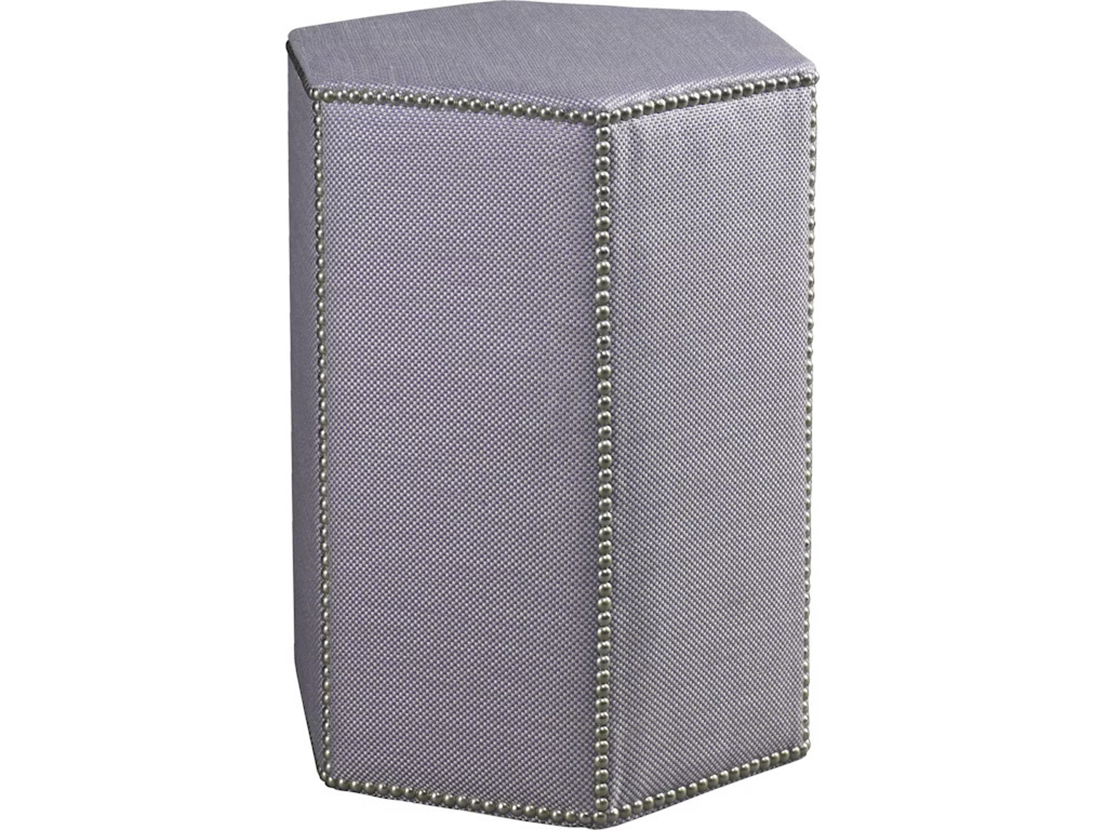 Lillian August Upholstery Leather Oscar Stool