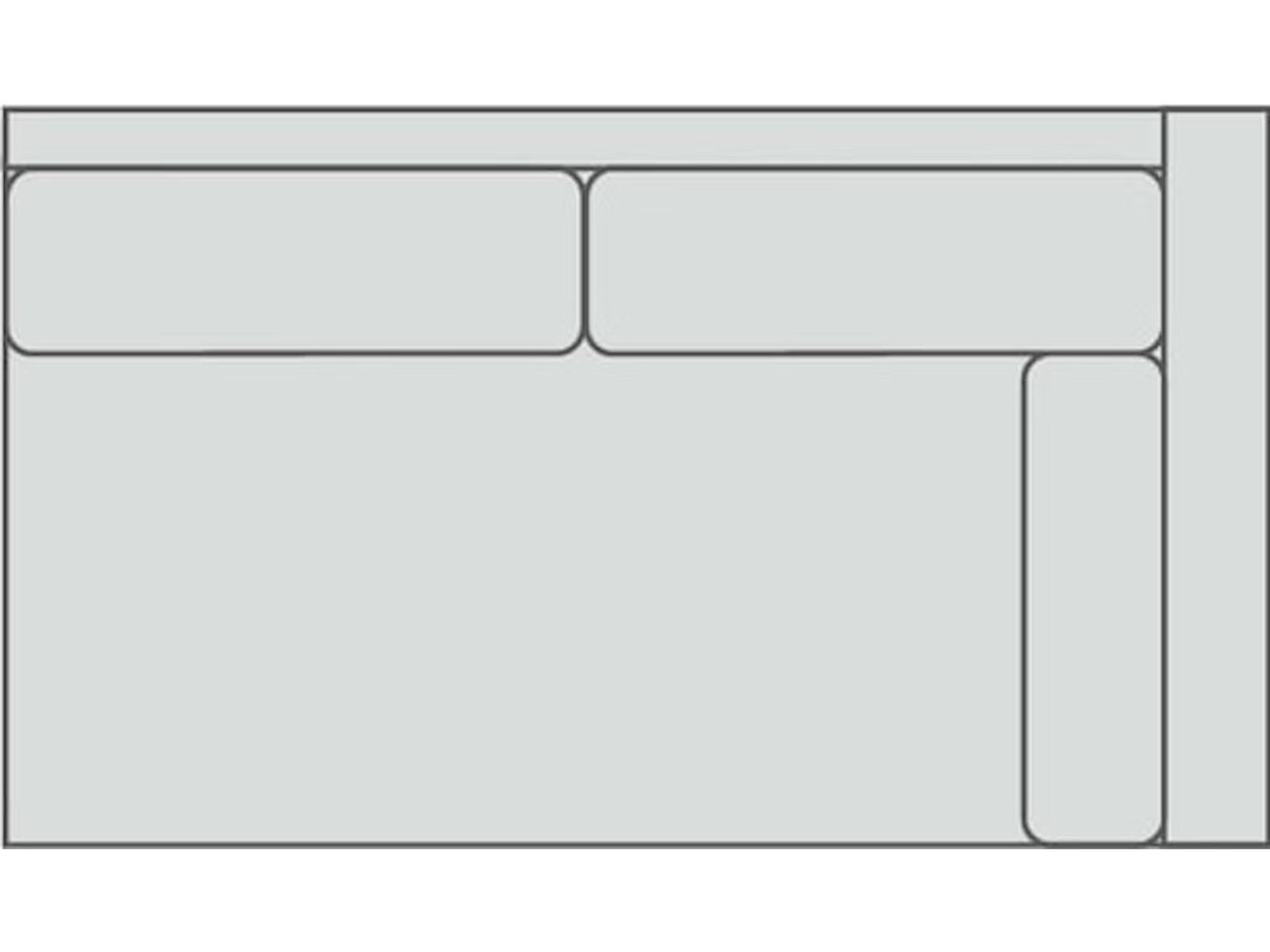 Lillian August Upholstery Leather Sloane Right Arm Sofa