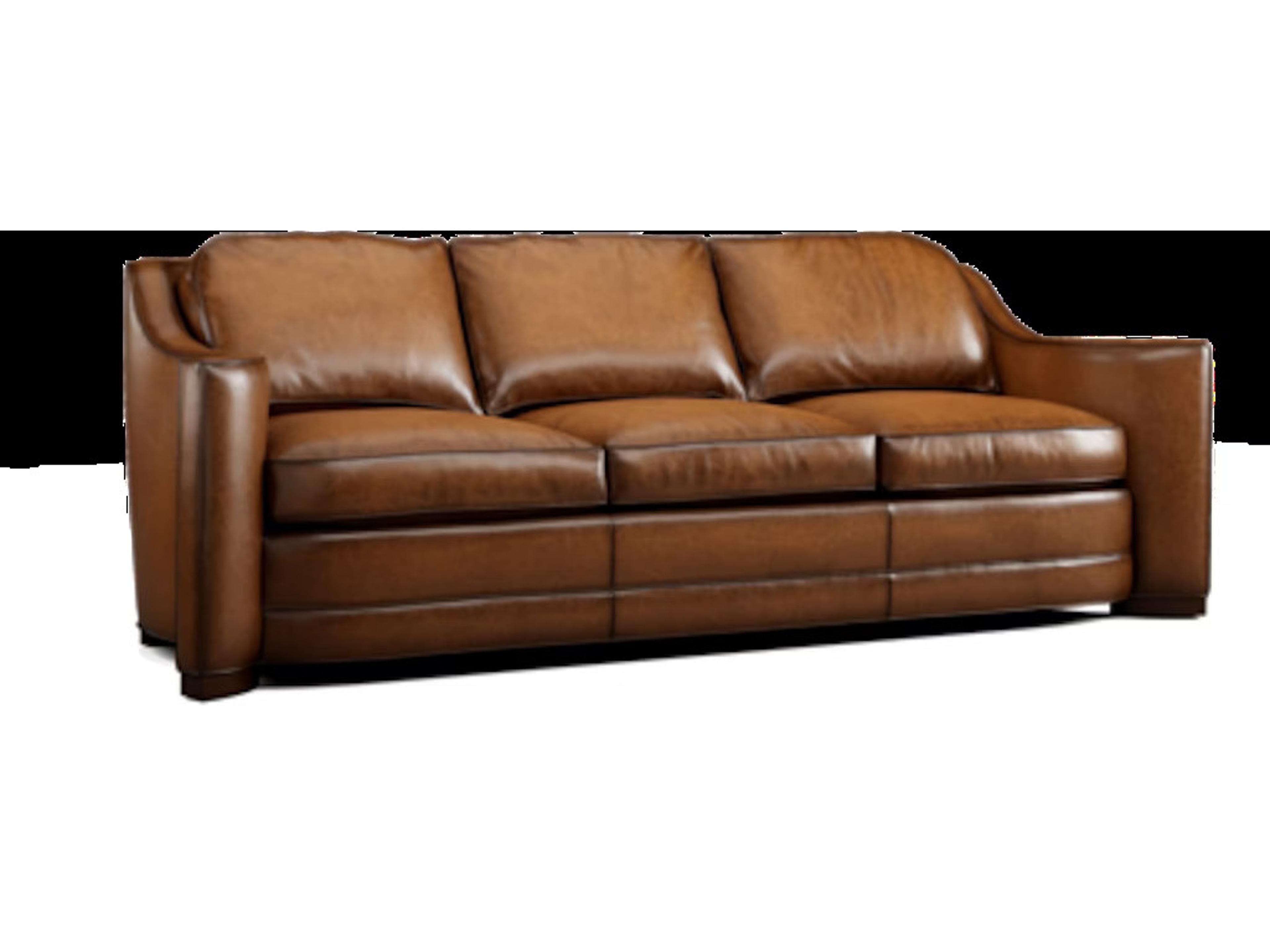 Lillian August Upholstery Leather Santiago Sofa