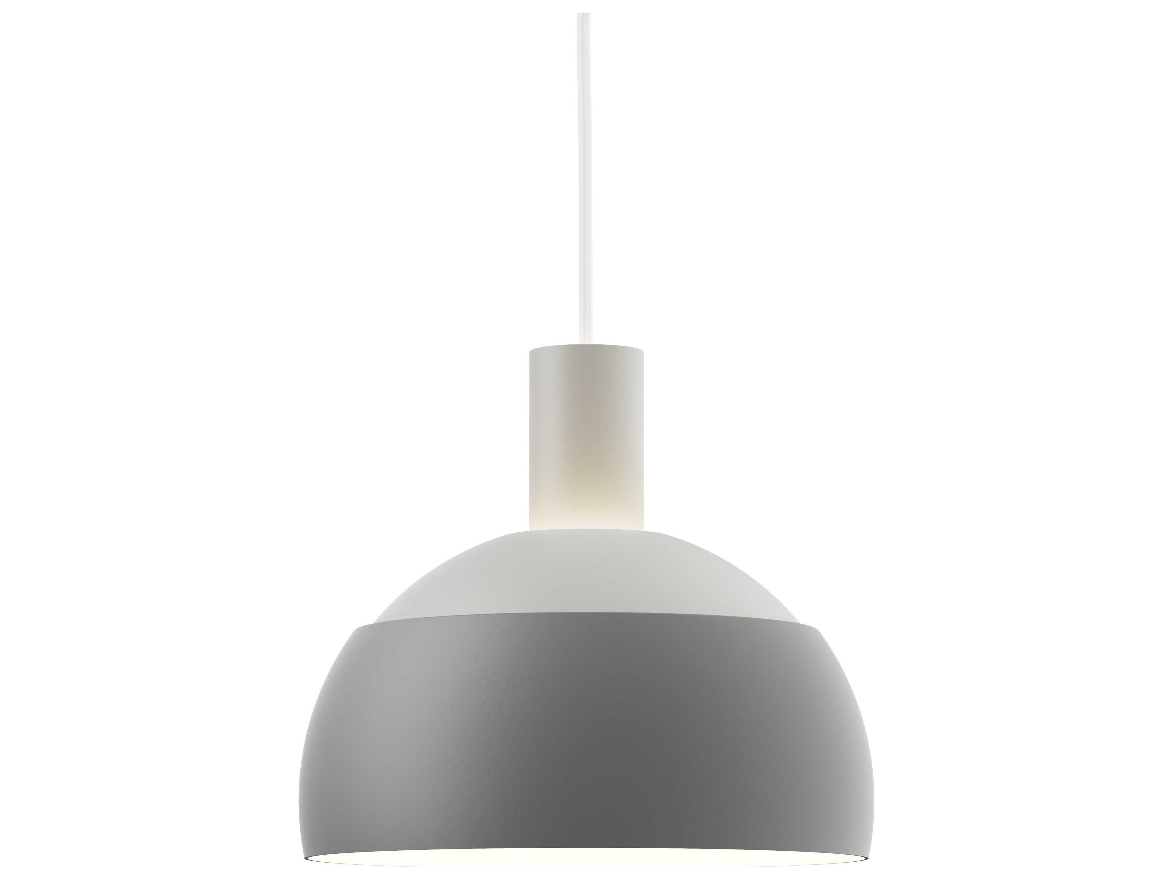 Louis Poulsen FJ Elements 1-Light Grey Dome Mini Pendant