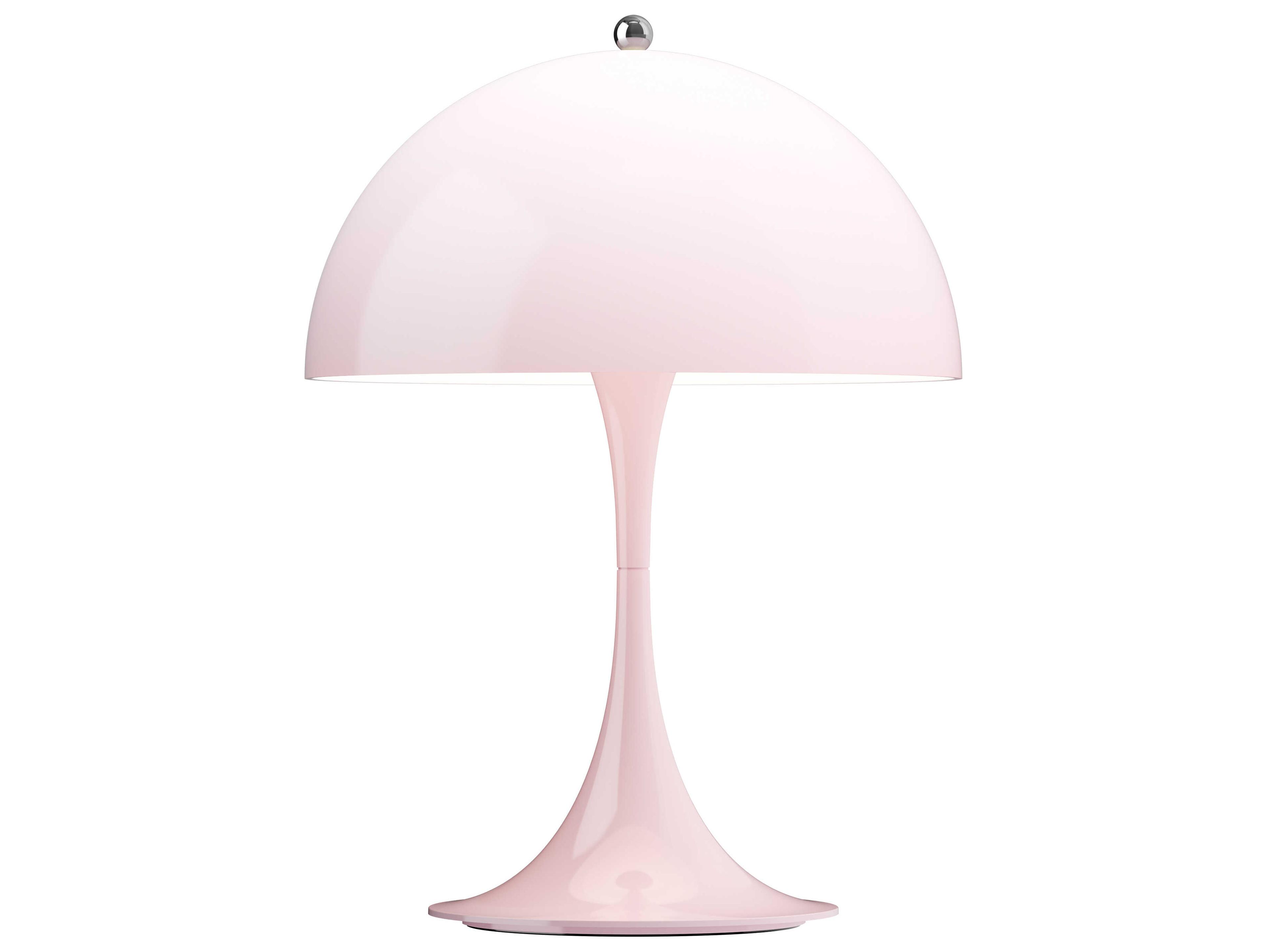 Louis Poulsen Panthella Opal Pale Rose Pink Table Lamp