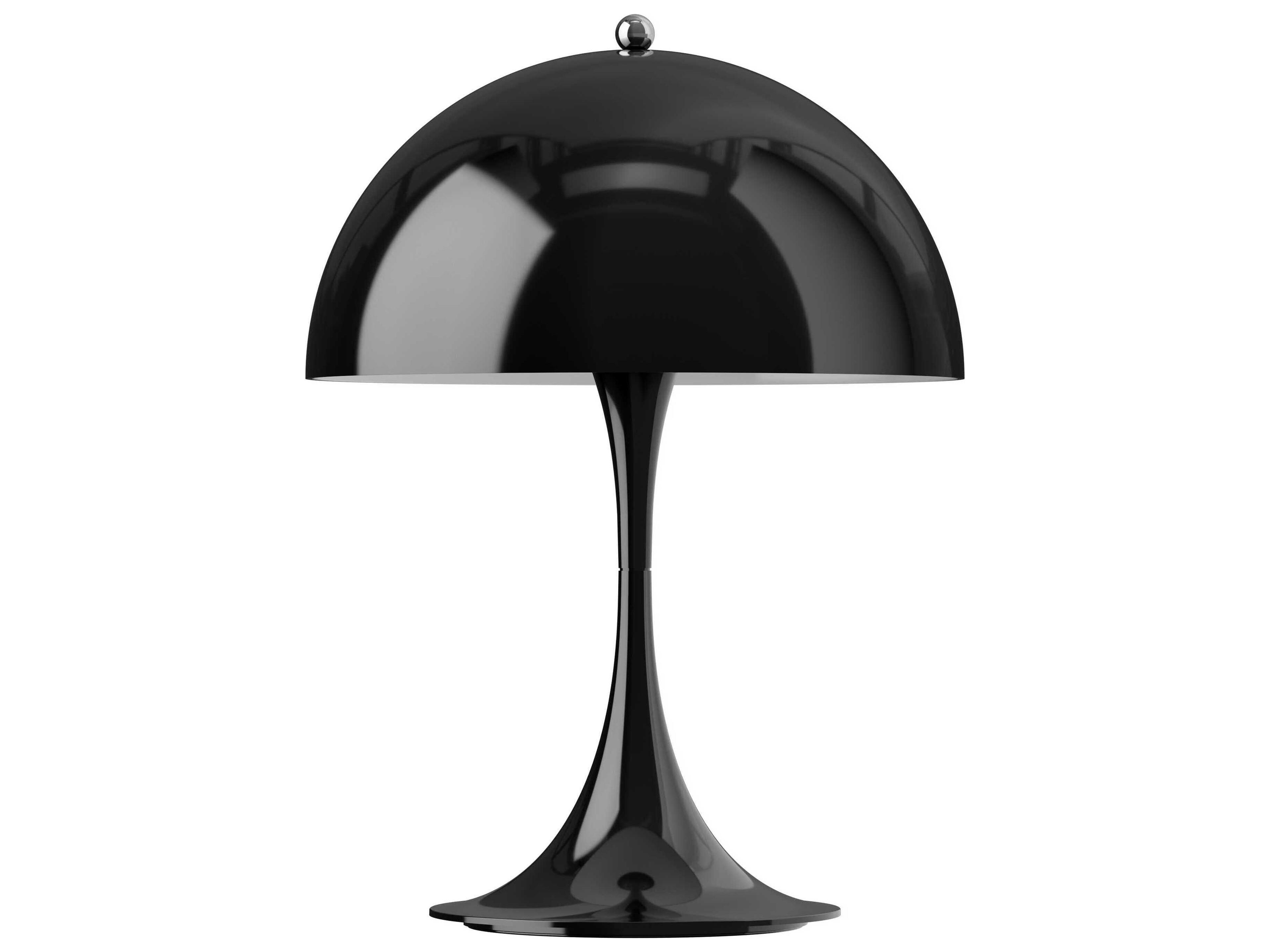Louis Poulsen Panthella Opaque Black Table Lamp