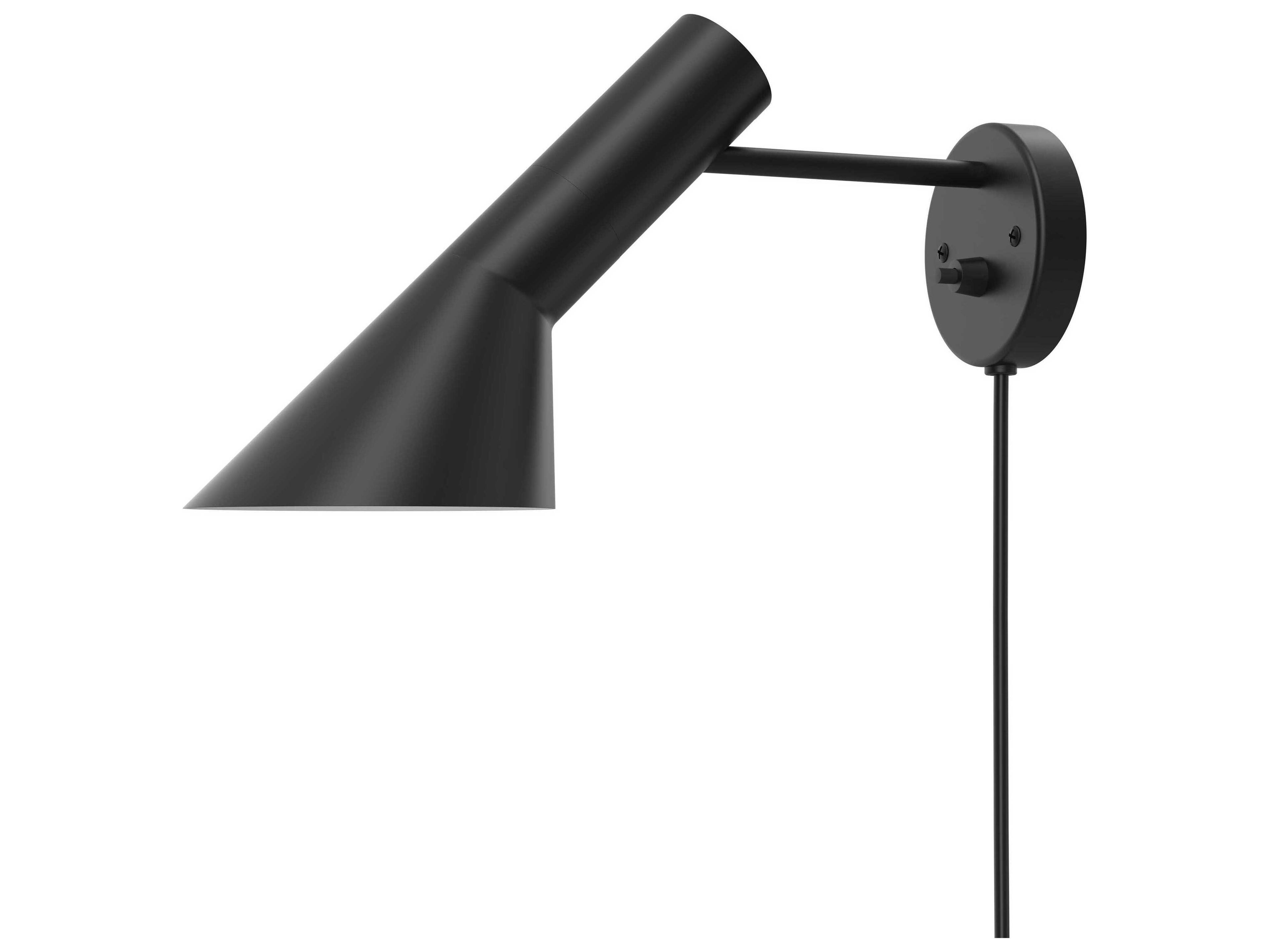 Louis Poulsen AJ 1-Light Black Wall Sconce
