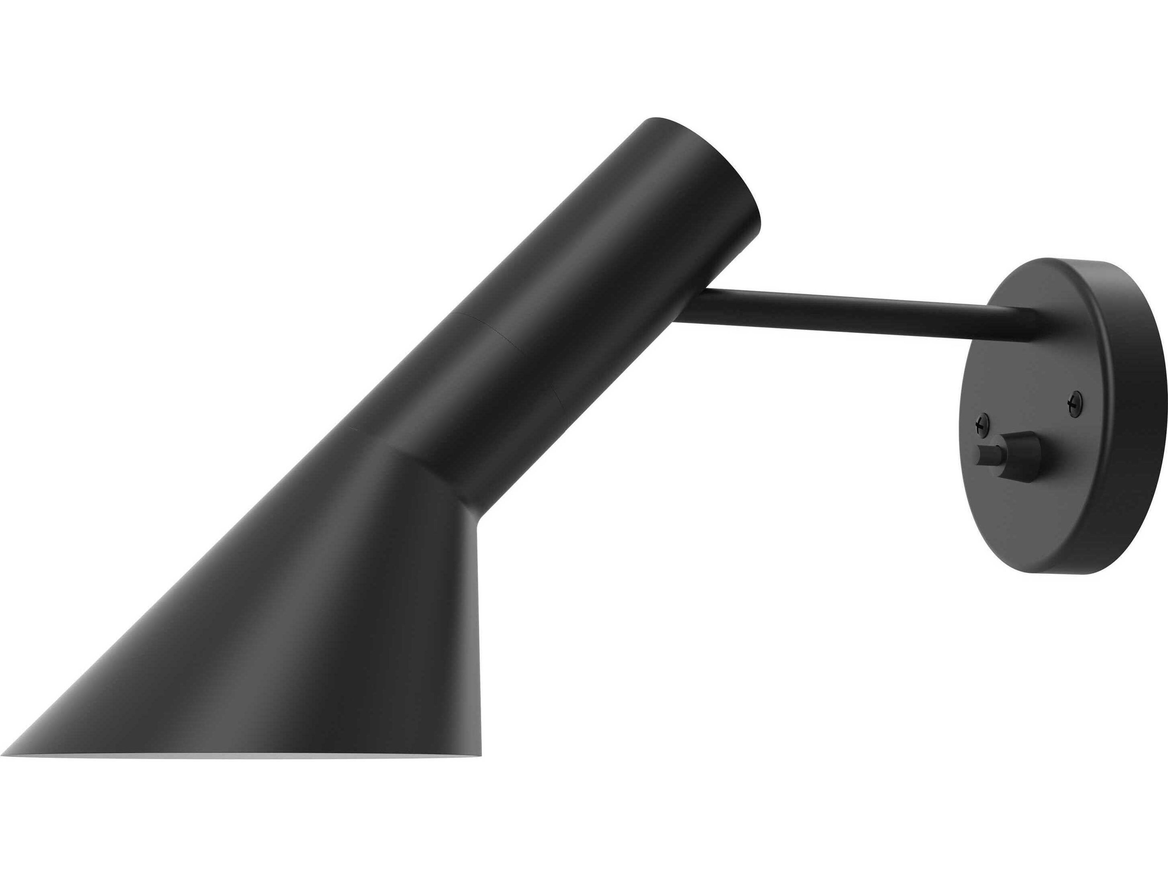 Louis Poulsen AJ 1-Light Black Wall Sconce