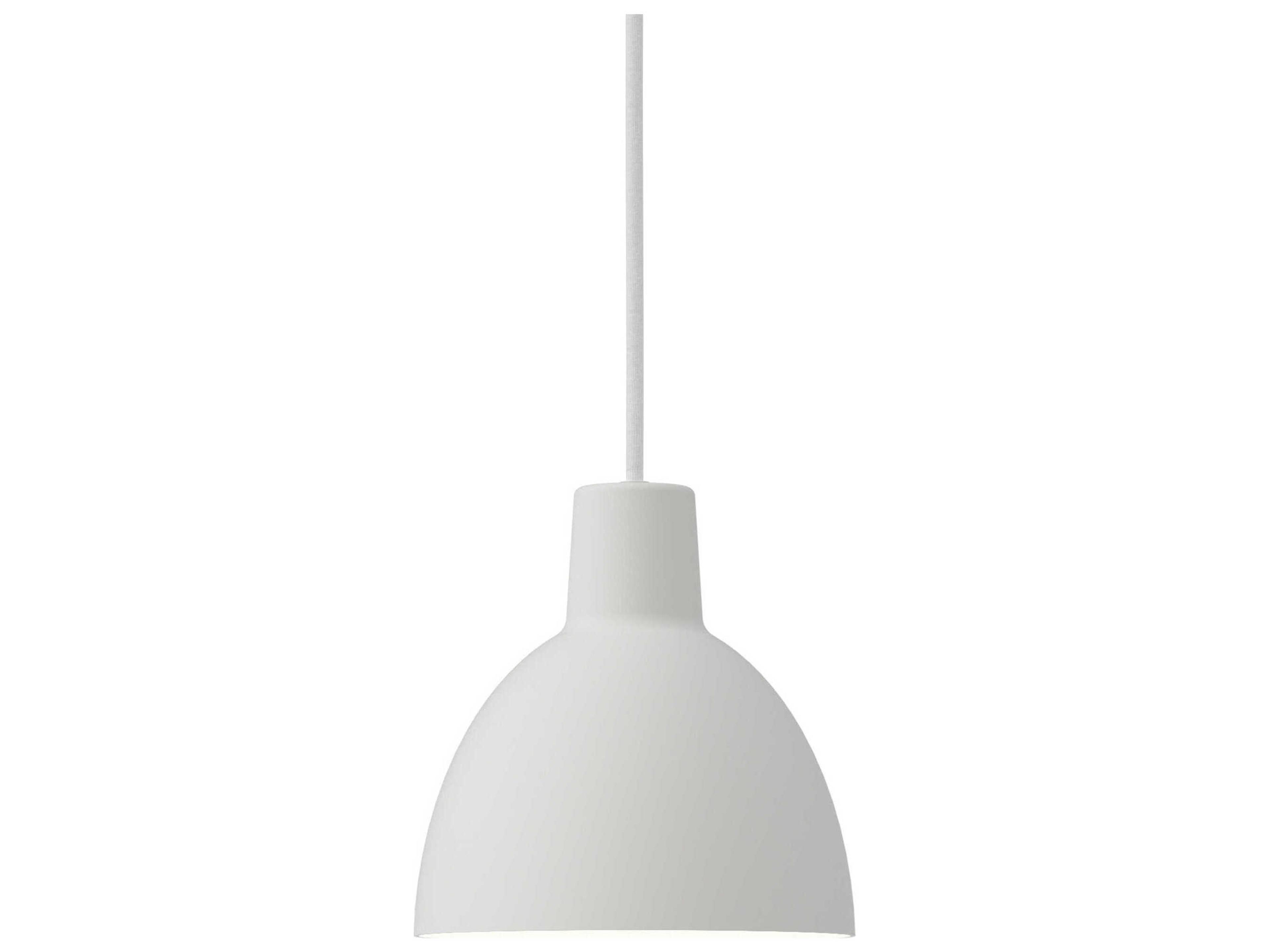Louis Poulsen Toldbod 1-Light White Bell Mini Pendant