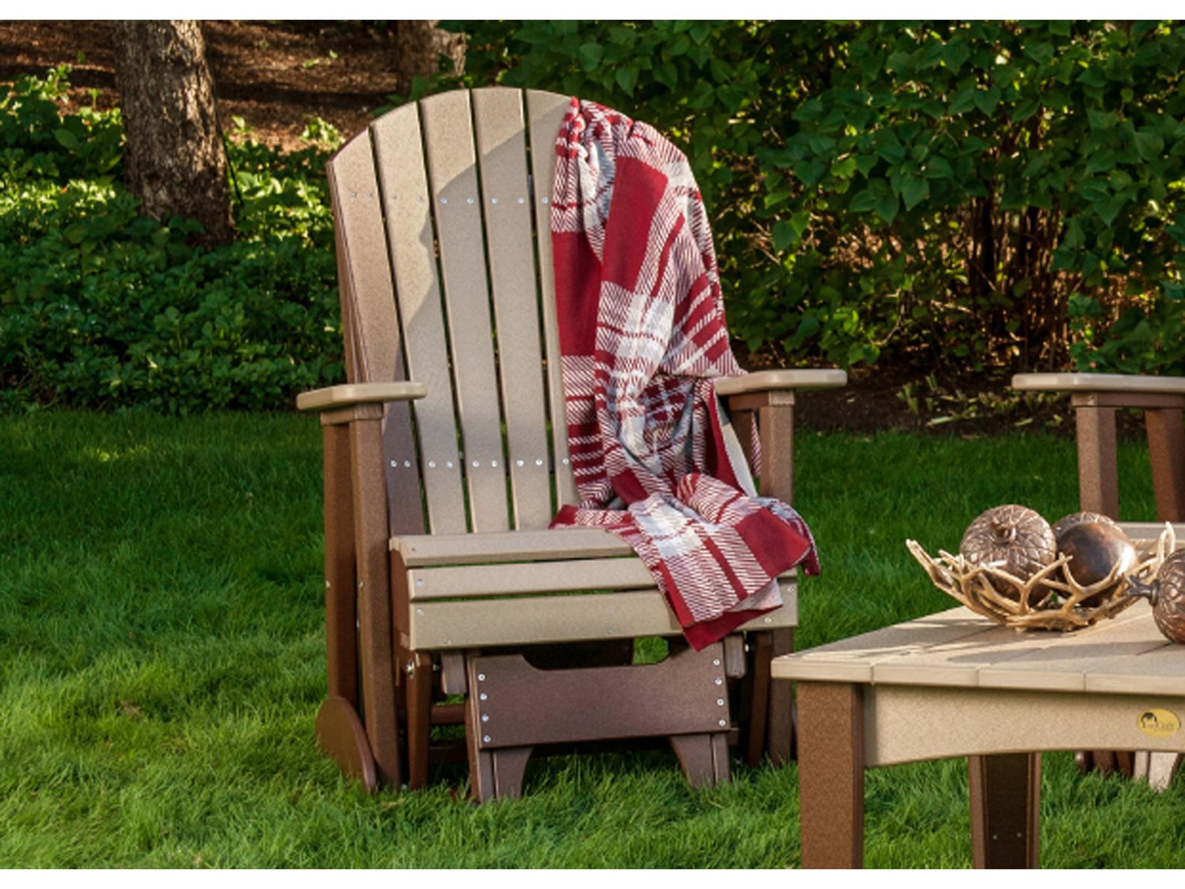 LuxCraft Recycled Plastic Outdoor Patio Lounge Set