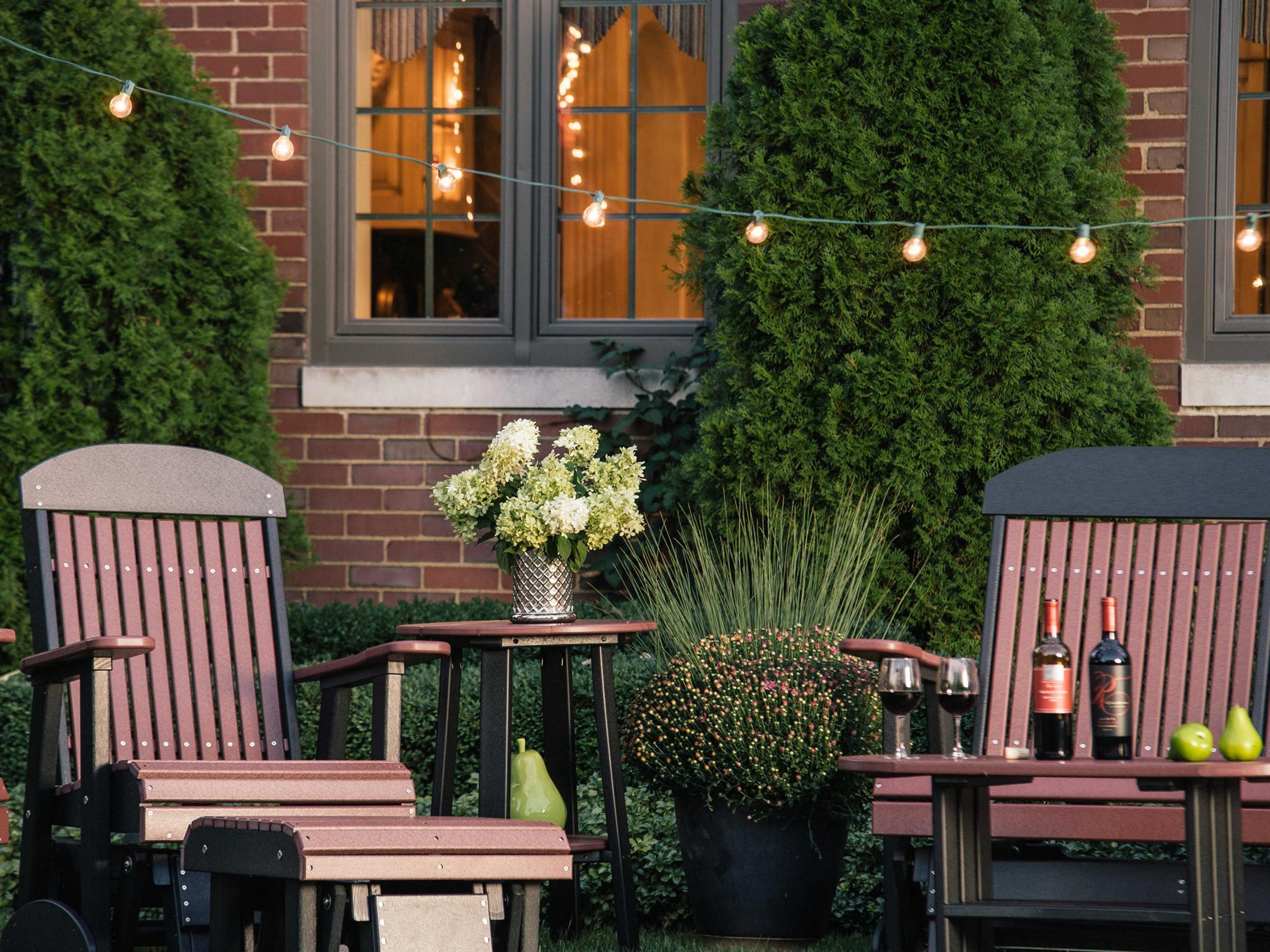 LuxCraft Recycled Plastic Patio Lounge Set