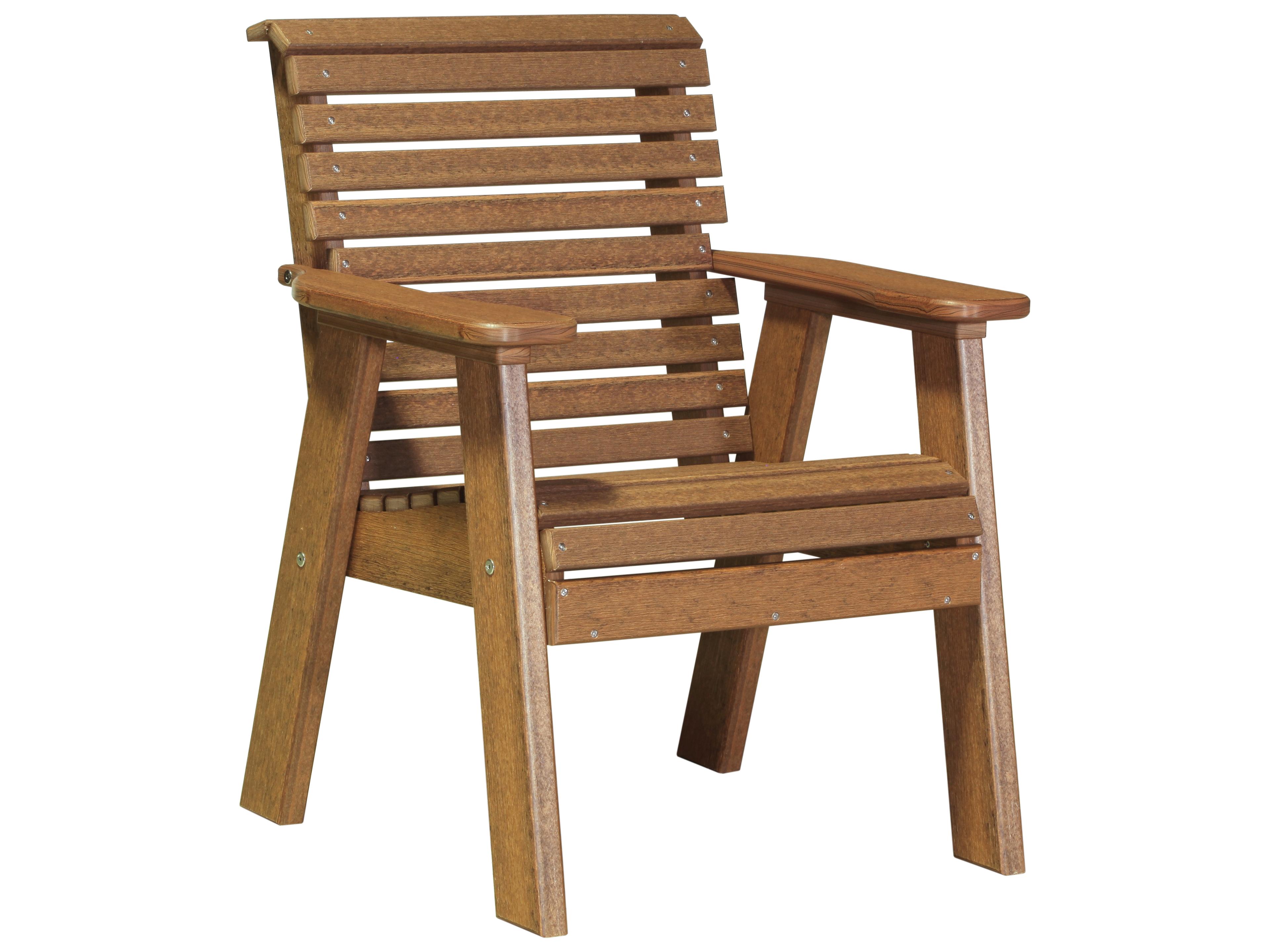 LuxCraft Recycled Plastic Plain Bench