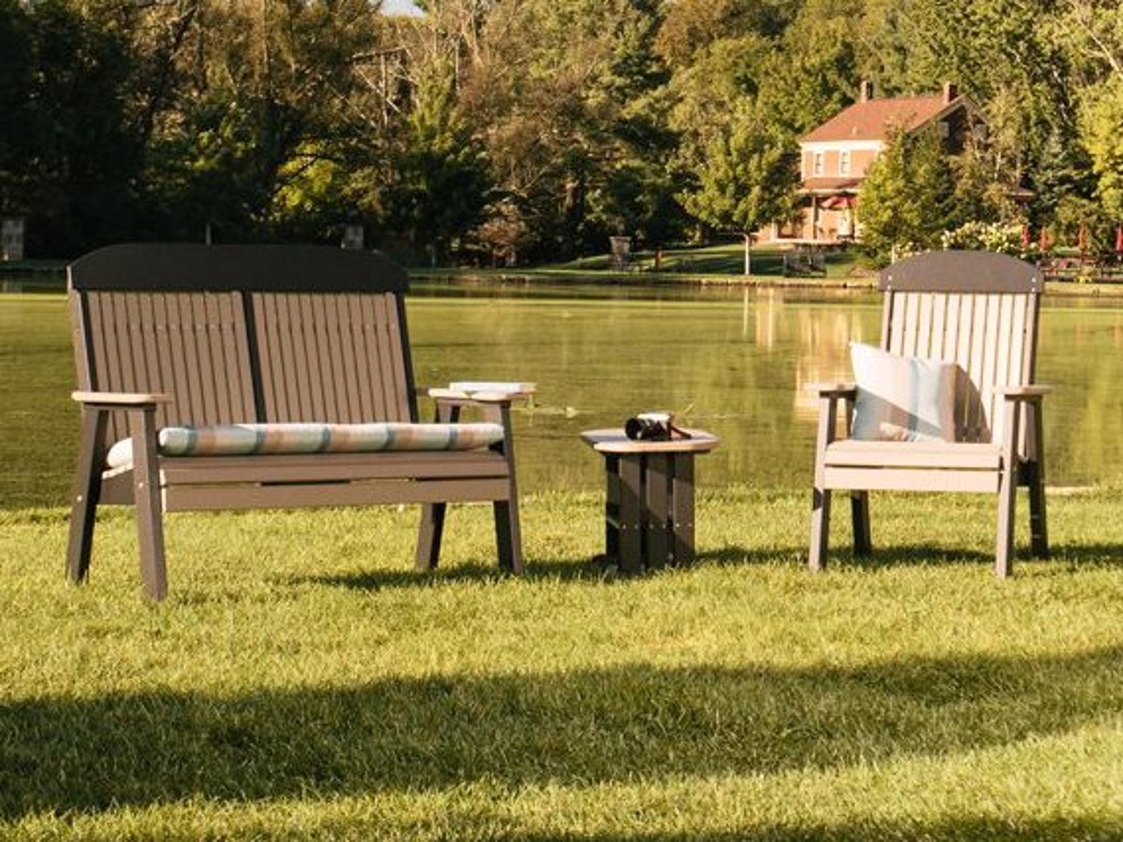 LuxCraft Recycled Plastic Outdoor Lounge Set