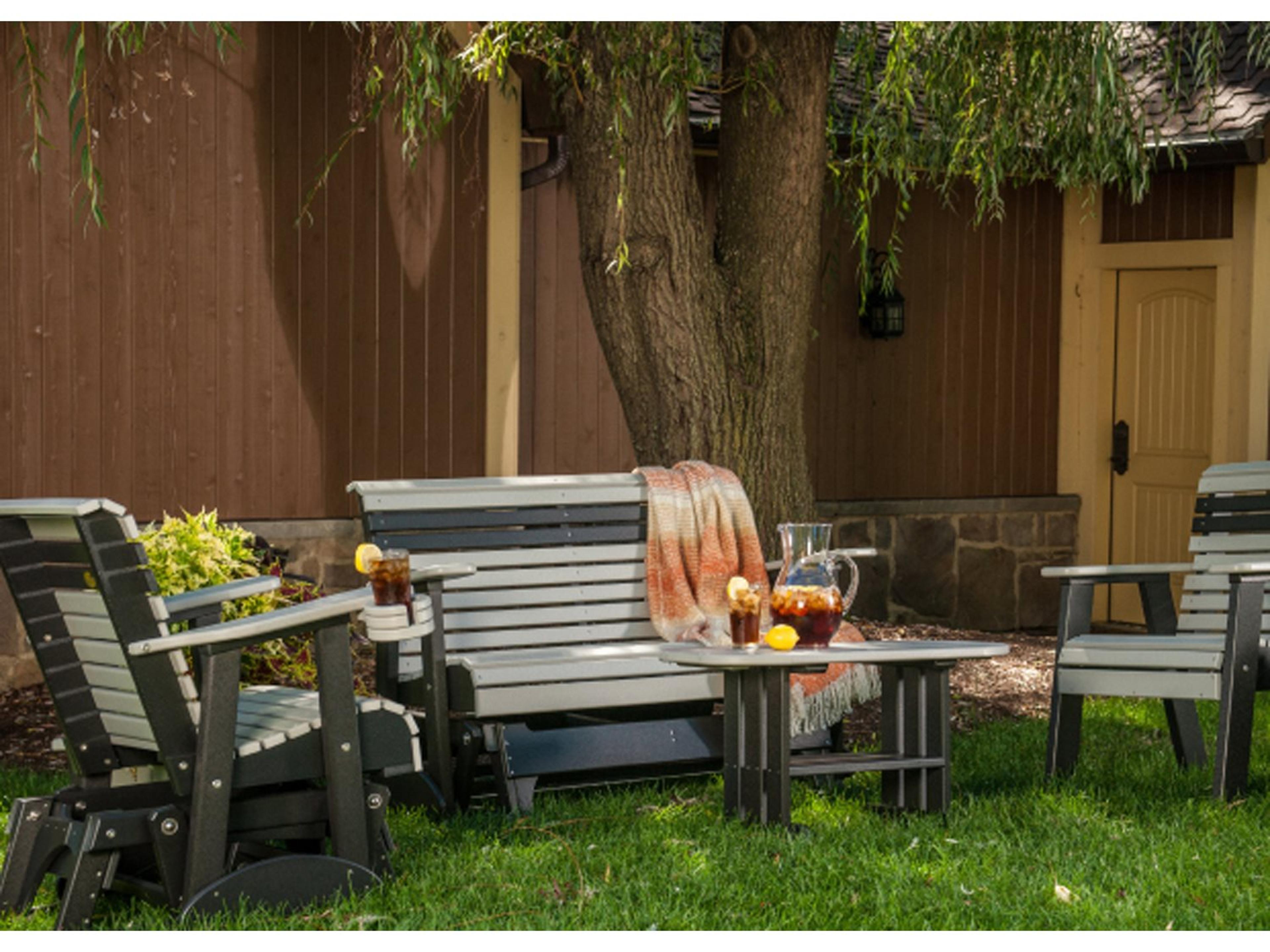 LuxCraft Recycled Plastic Outdoor Lounge Set