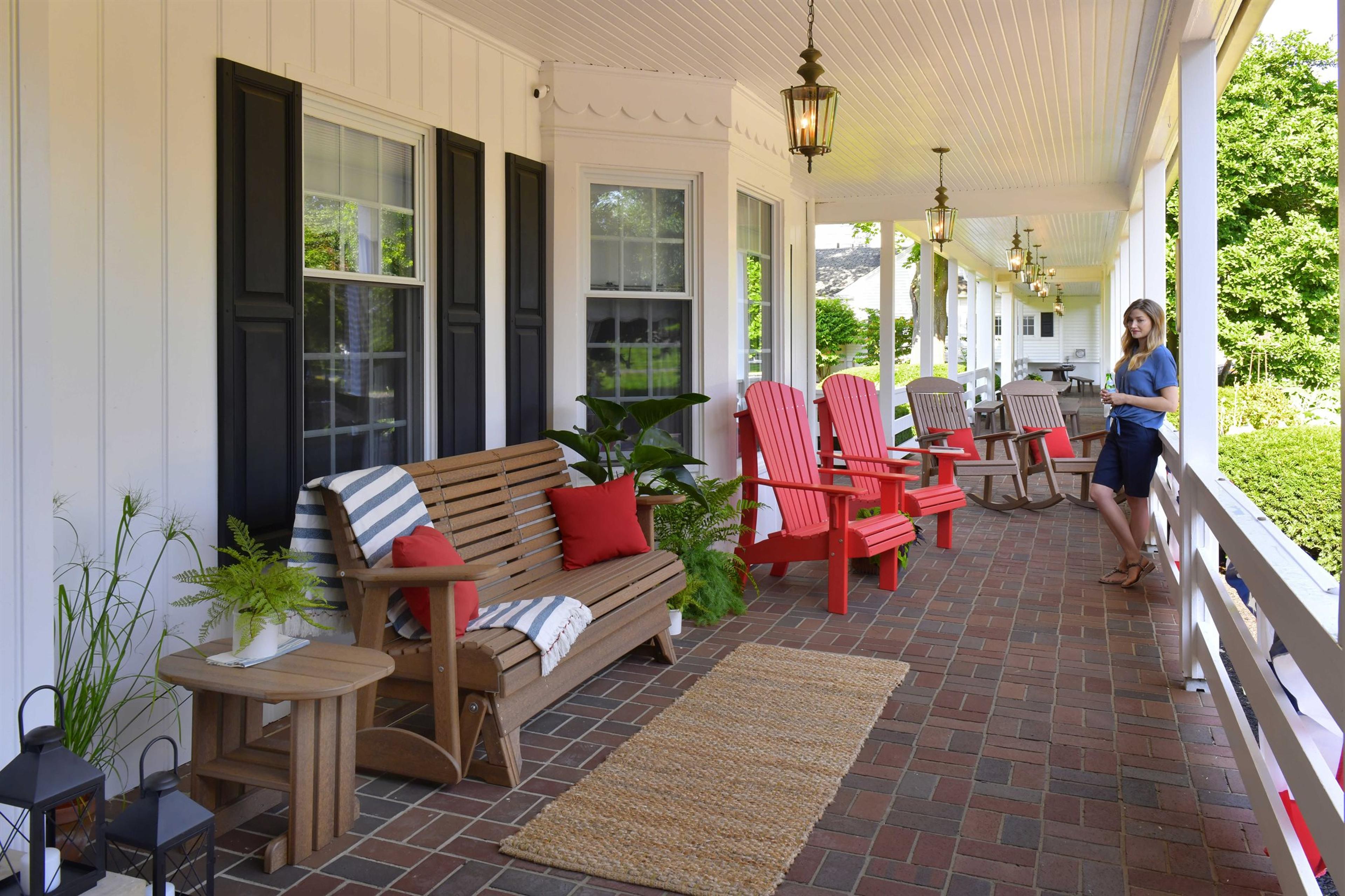 LuxCraft Recycled Plastic Outdoor Lounge Set