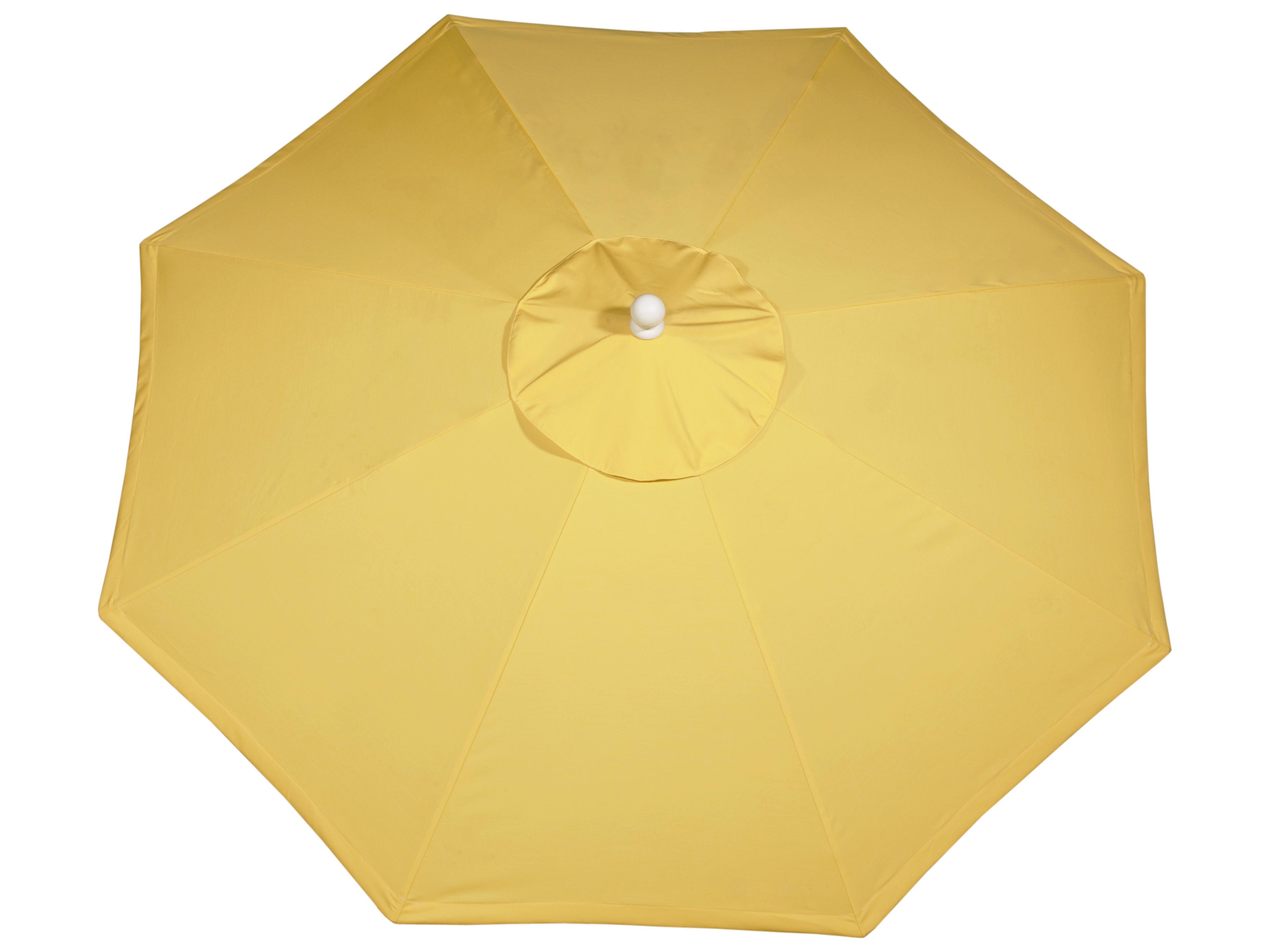 LuxCraft Recycled Plastic Aluminum Crank Lift Push Button Tilt 9 Foot Outdoor Market Umbrella