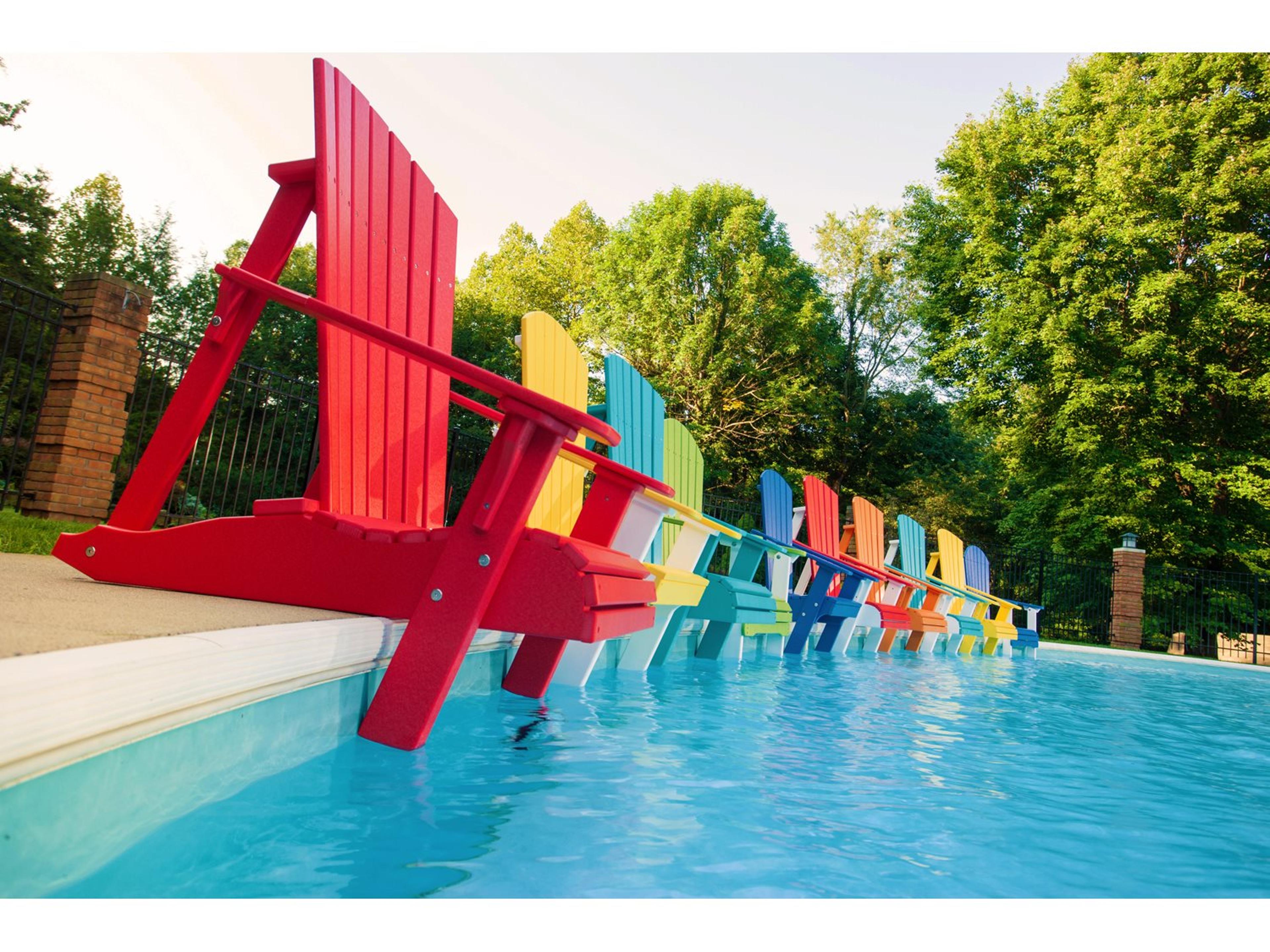 LuxCraft Recycled Plastic Outdoor Patio Lounge Set