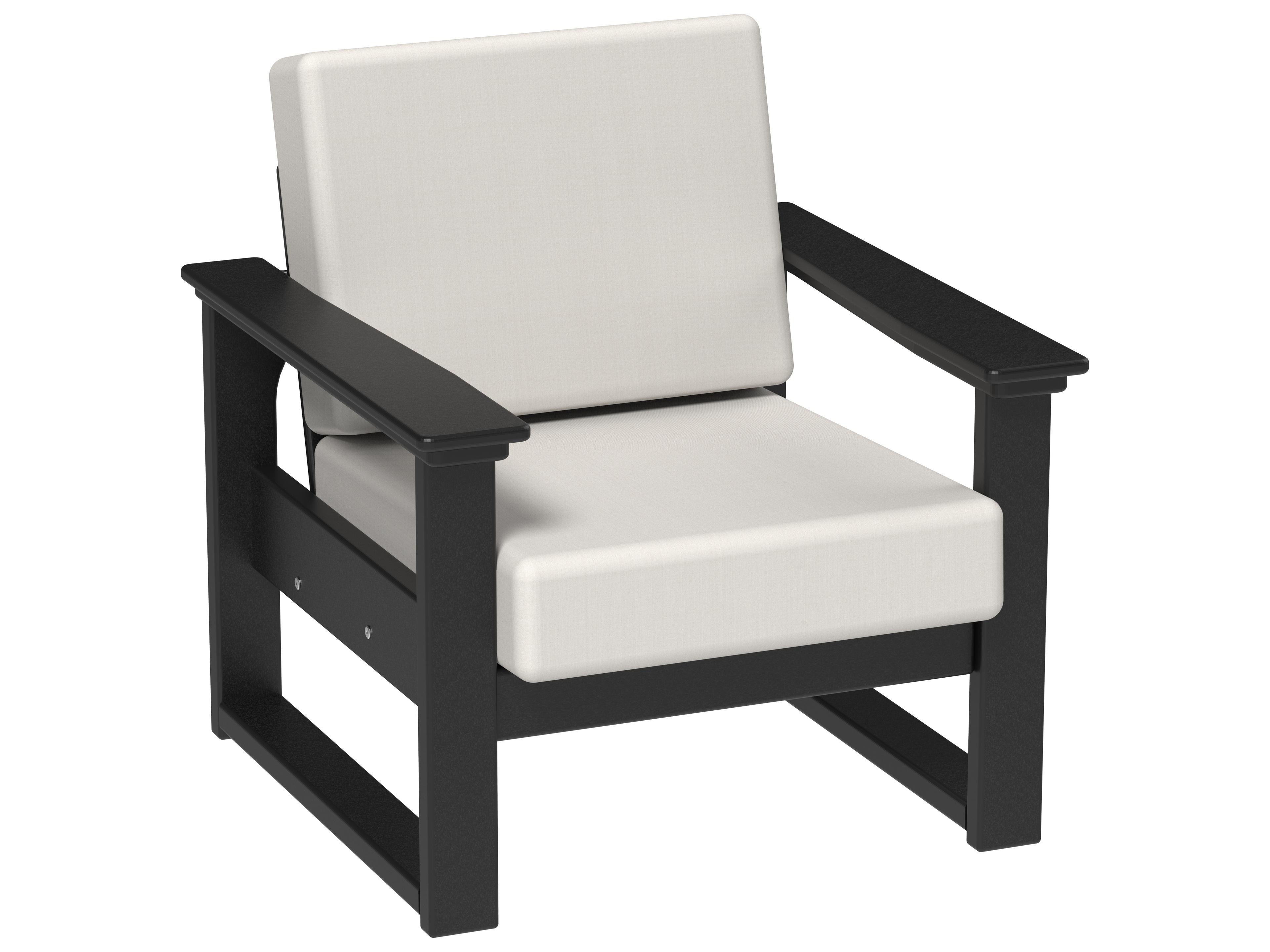 LuxCraft Recycled Plastic Lanai Deep Seating Outdoor Patio Lounge Chair