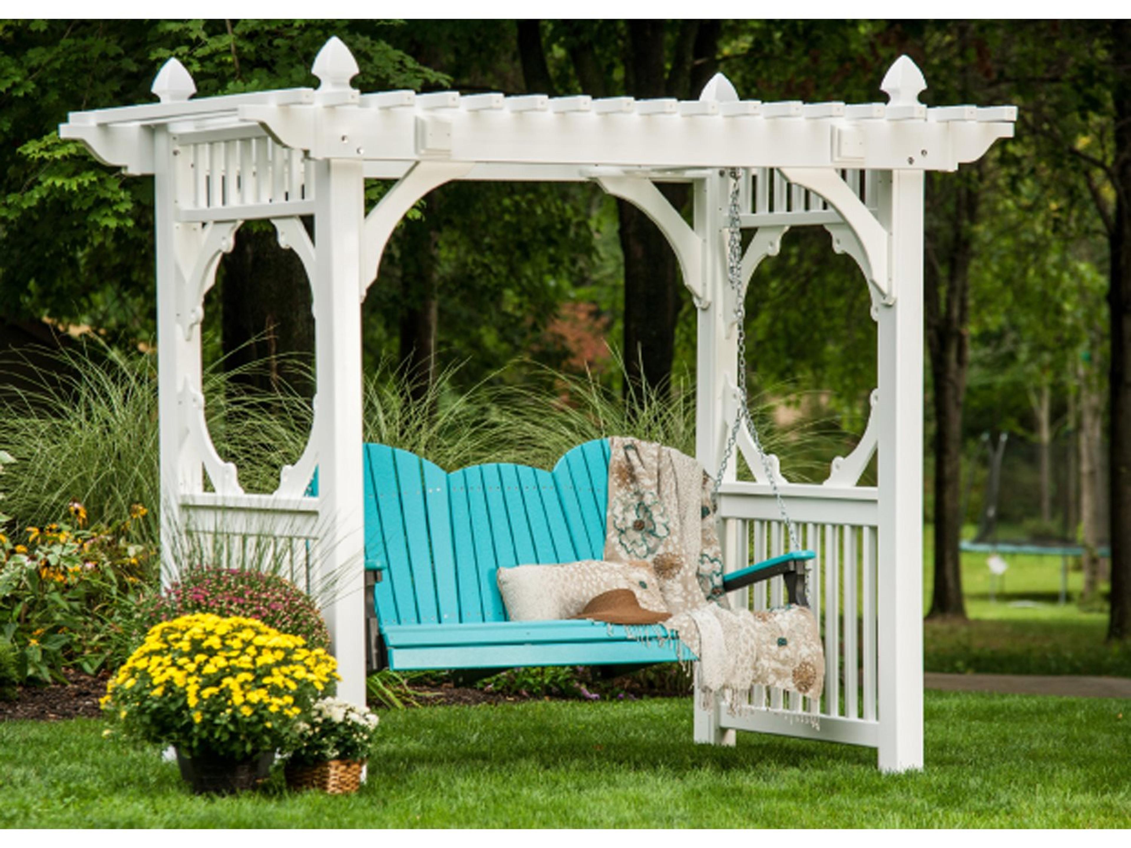 LuxCraft Recycled Plastic Outdoor Patio Swing