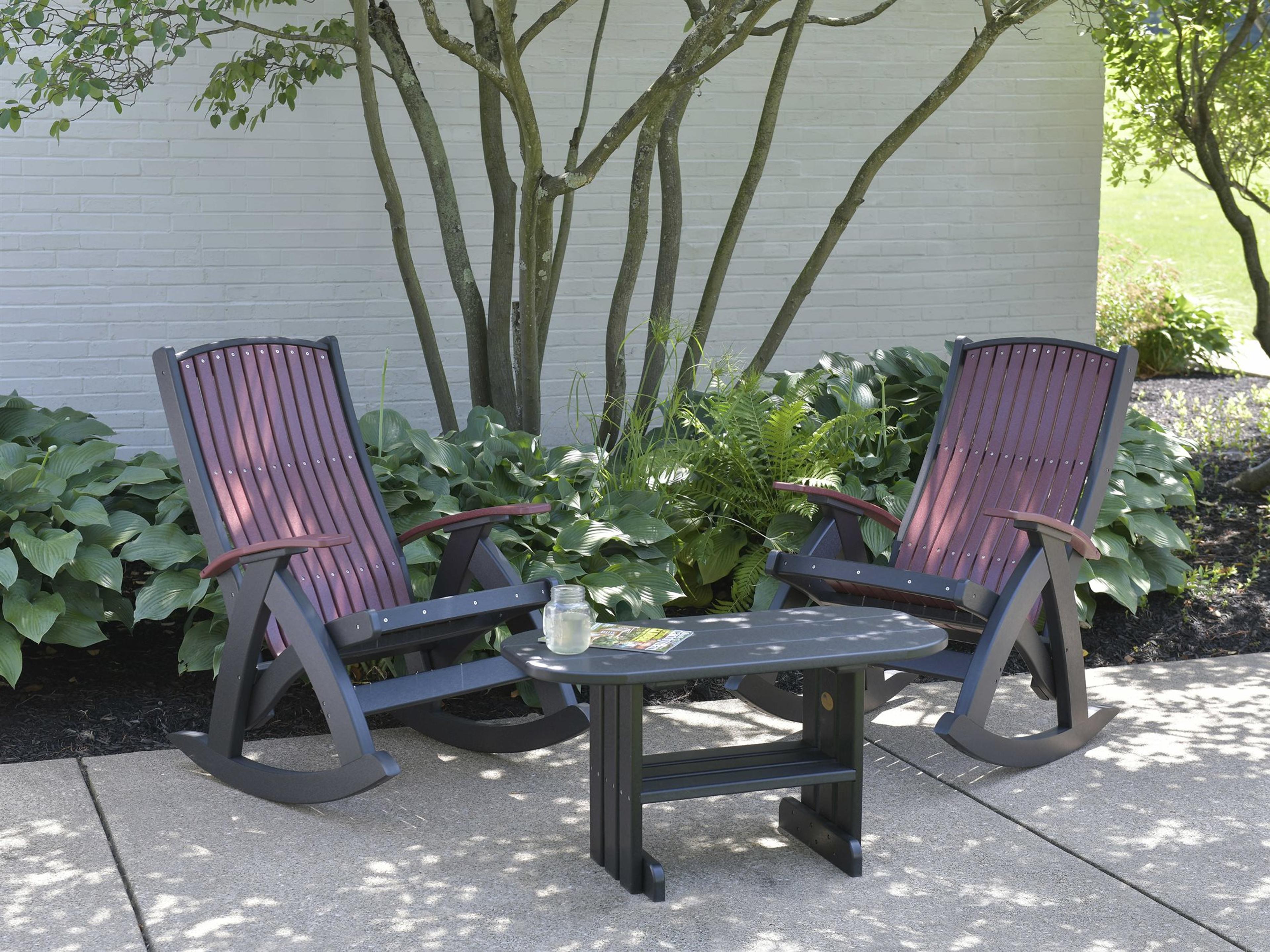 LuxCraft Recycled Plastic Outdoor Lounge Set