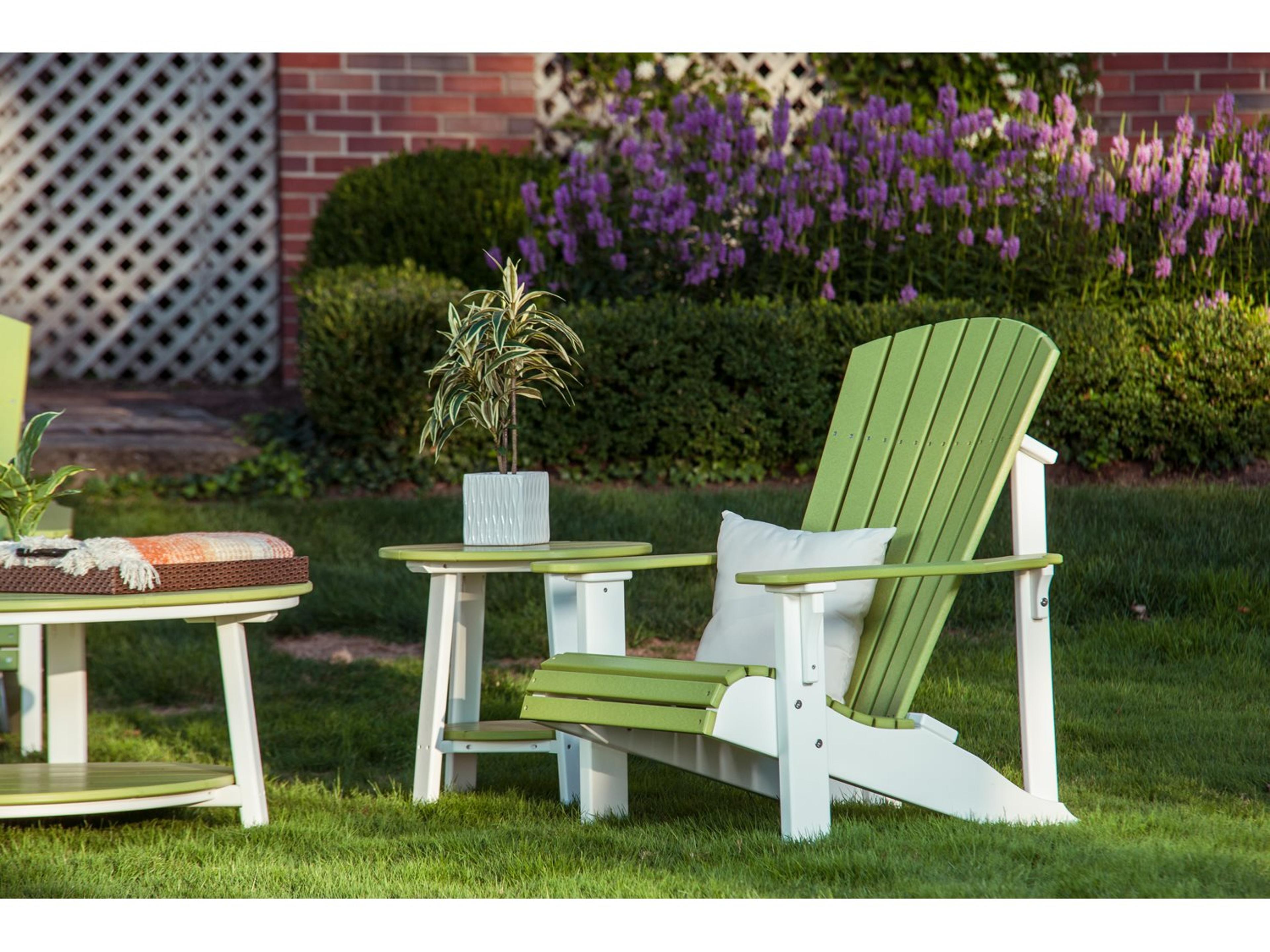 LuxCraft Recycled Plastic Outdoor Patio Lounge Set