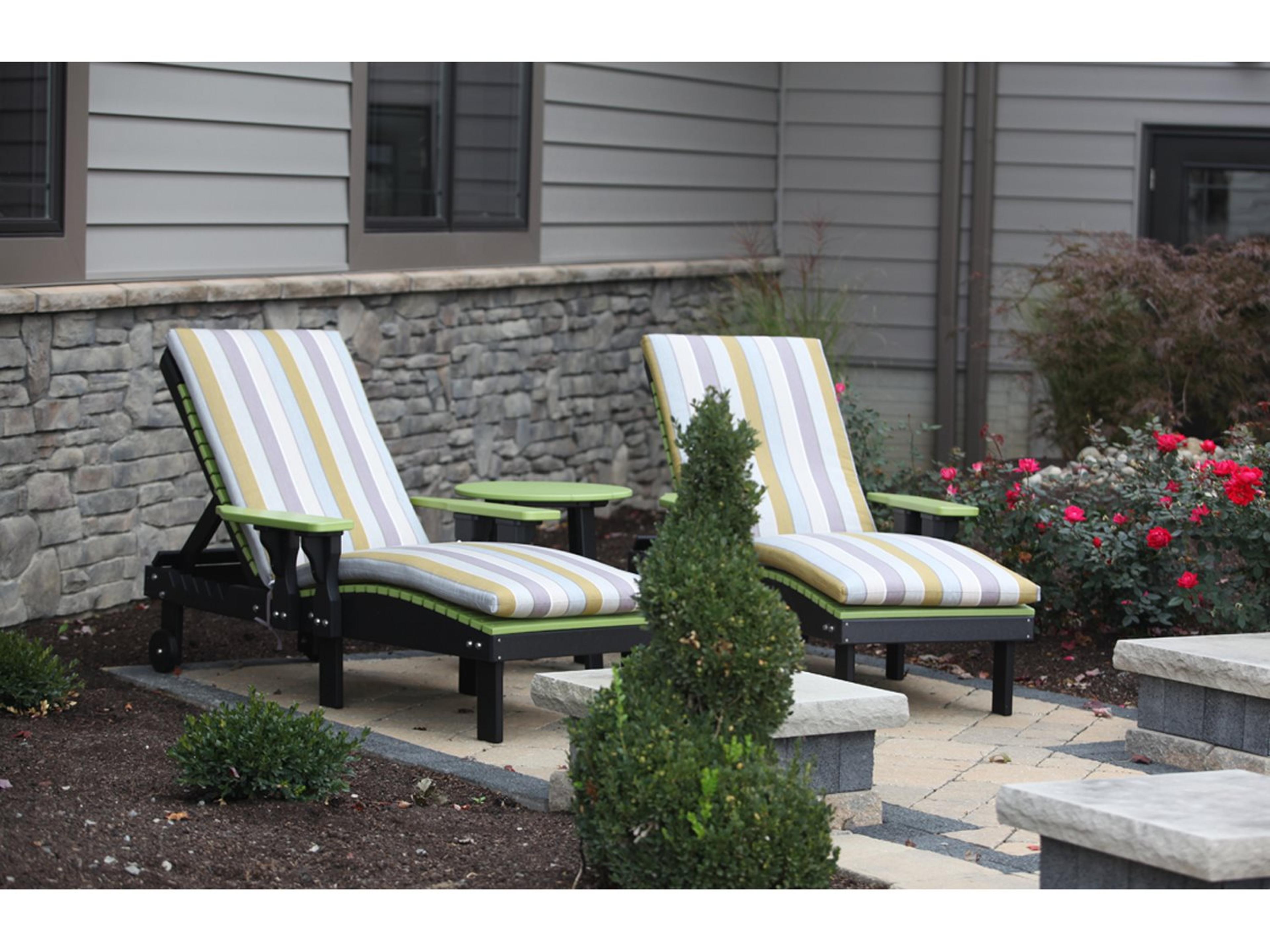 LuxCraft Recycled Plastic Outdoor Patio Lounge Set