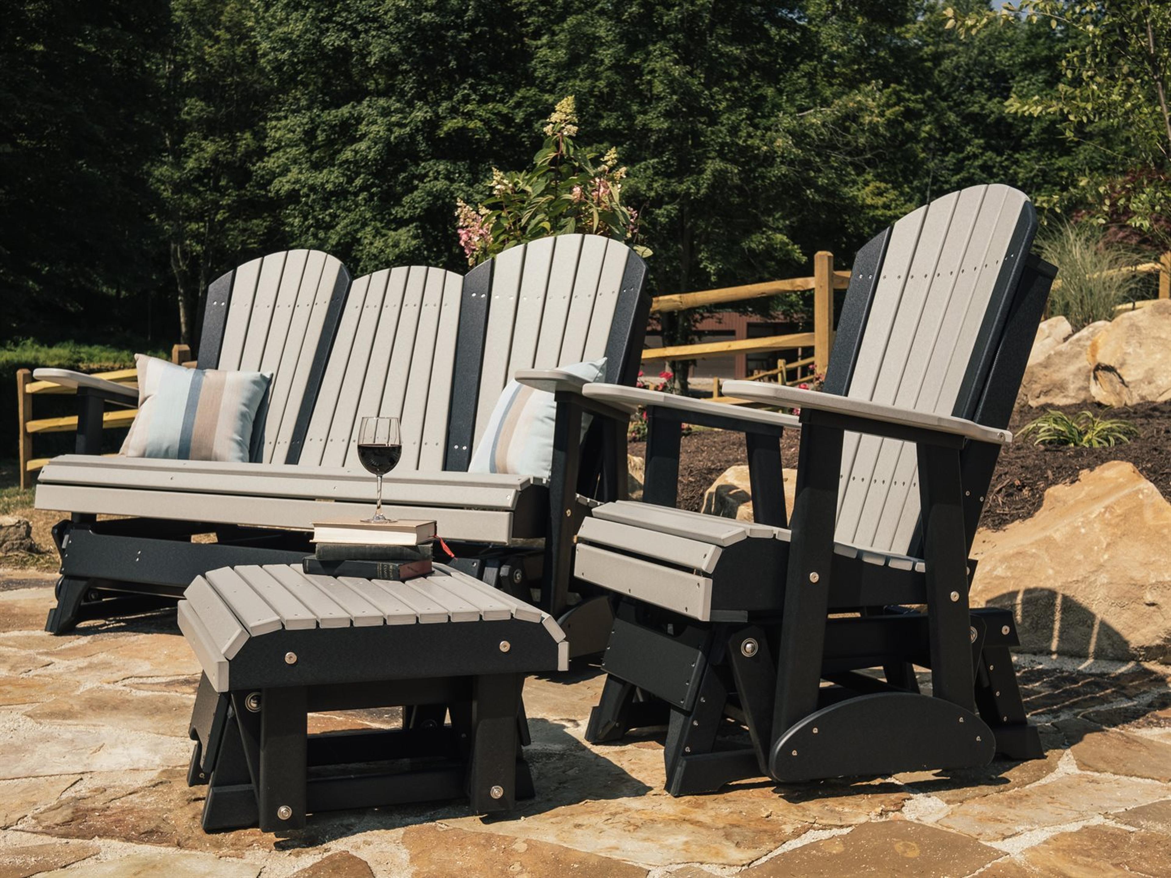 LuxCraft Recycled Plastic Patio Lounge Set