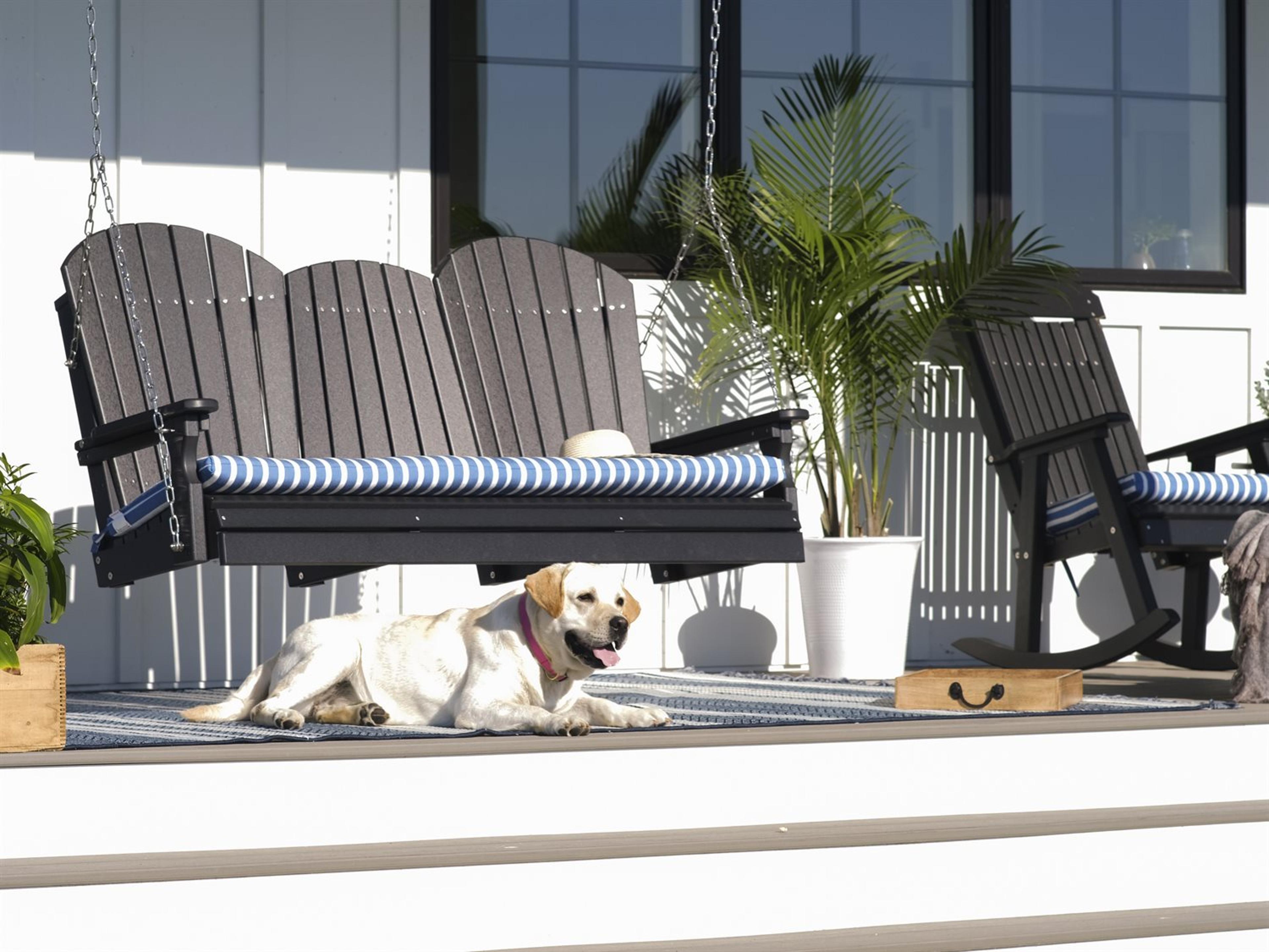 LuxCraft Recycled Plastic Outdoor Patio Lounge Set