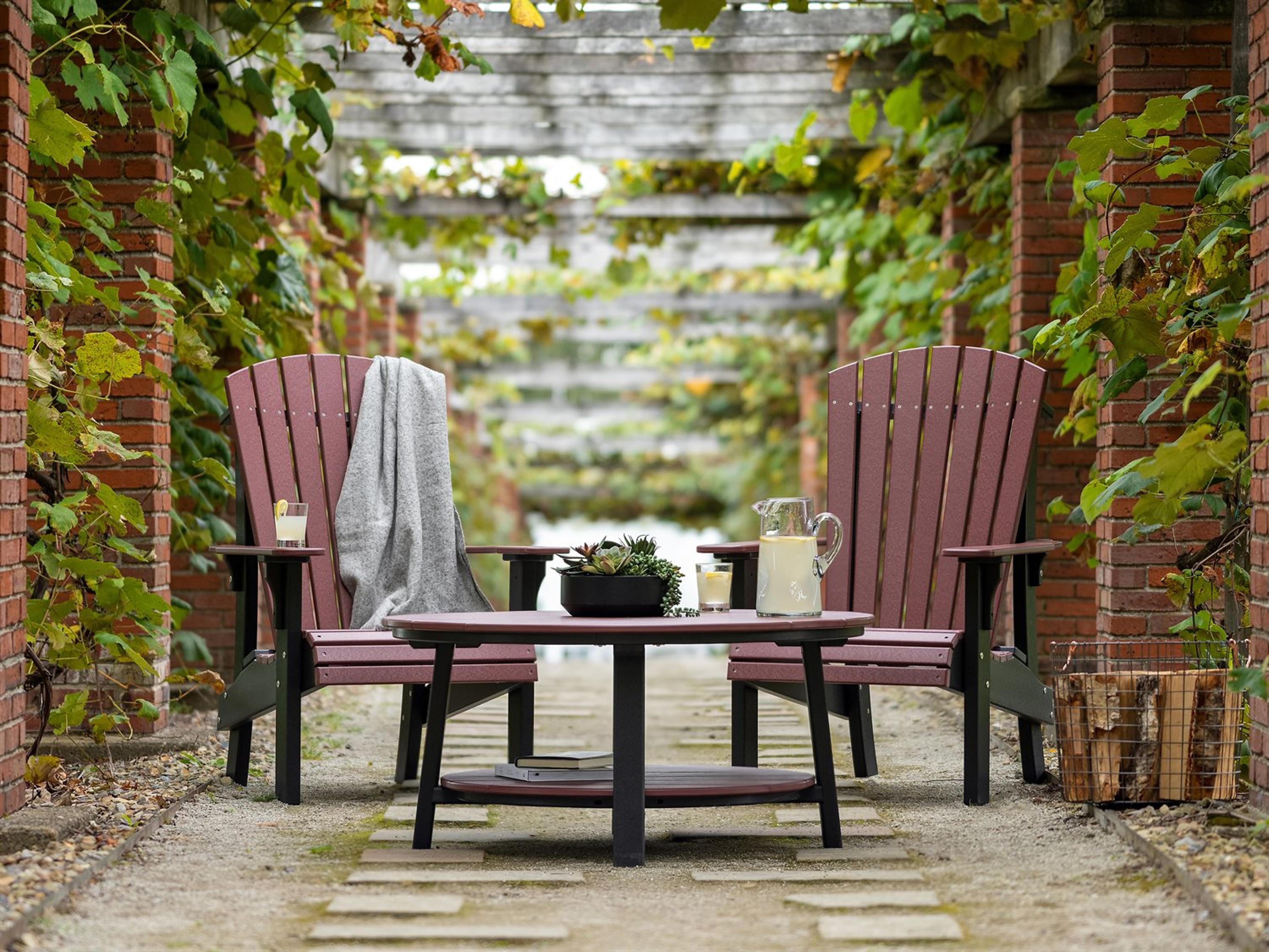 LuxCraft Recycled Plastic Outdoor Lounge Set