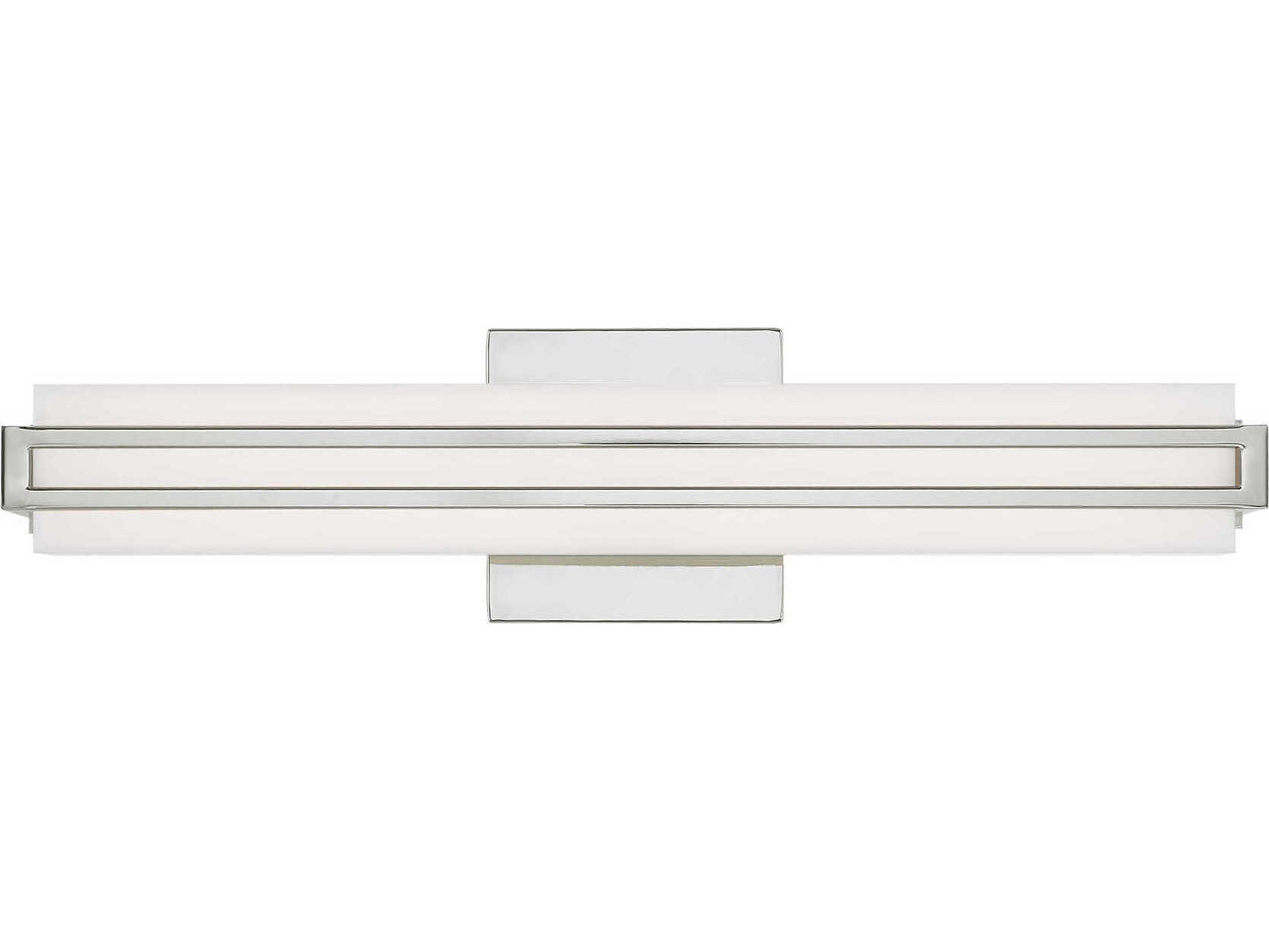 Livex Lighting Fulton Polished Chrome LED Vanity Light